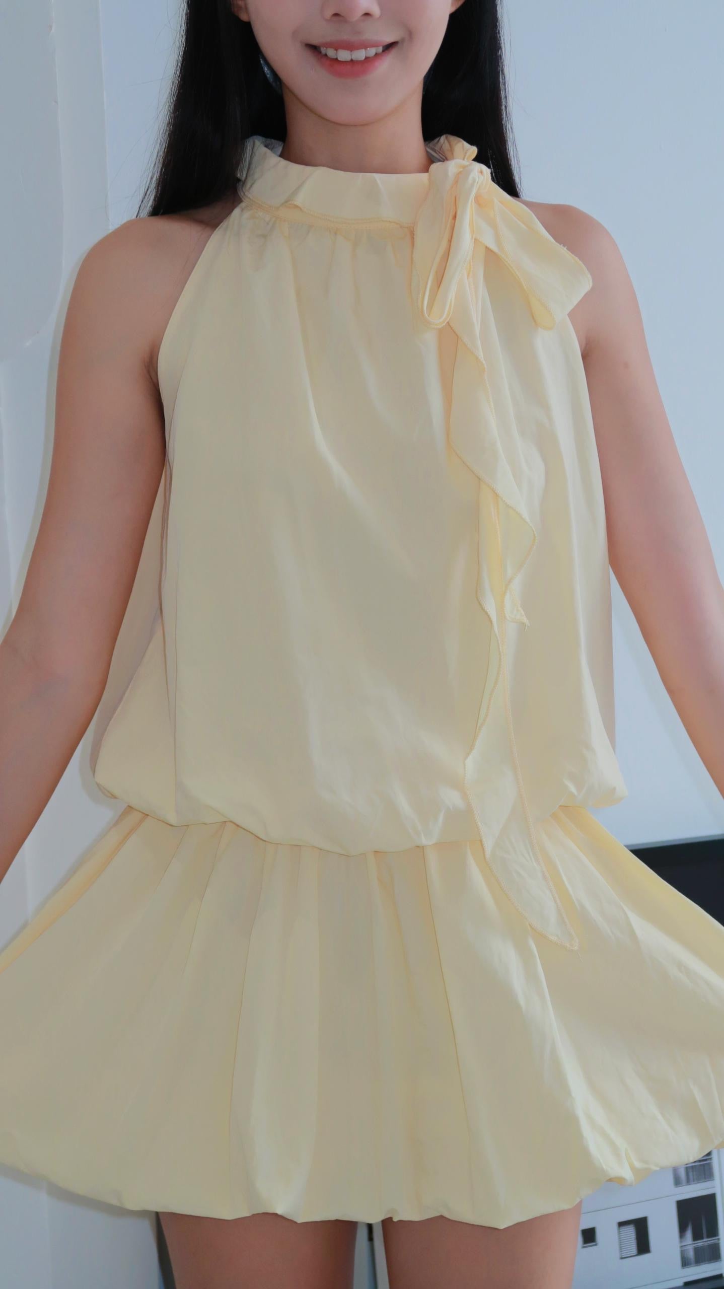 Candy Cloud Dress - Yellow