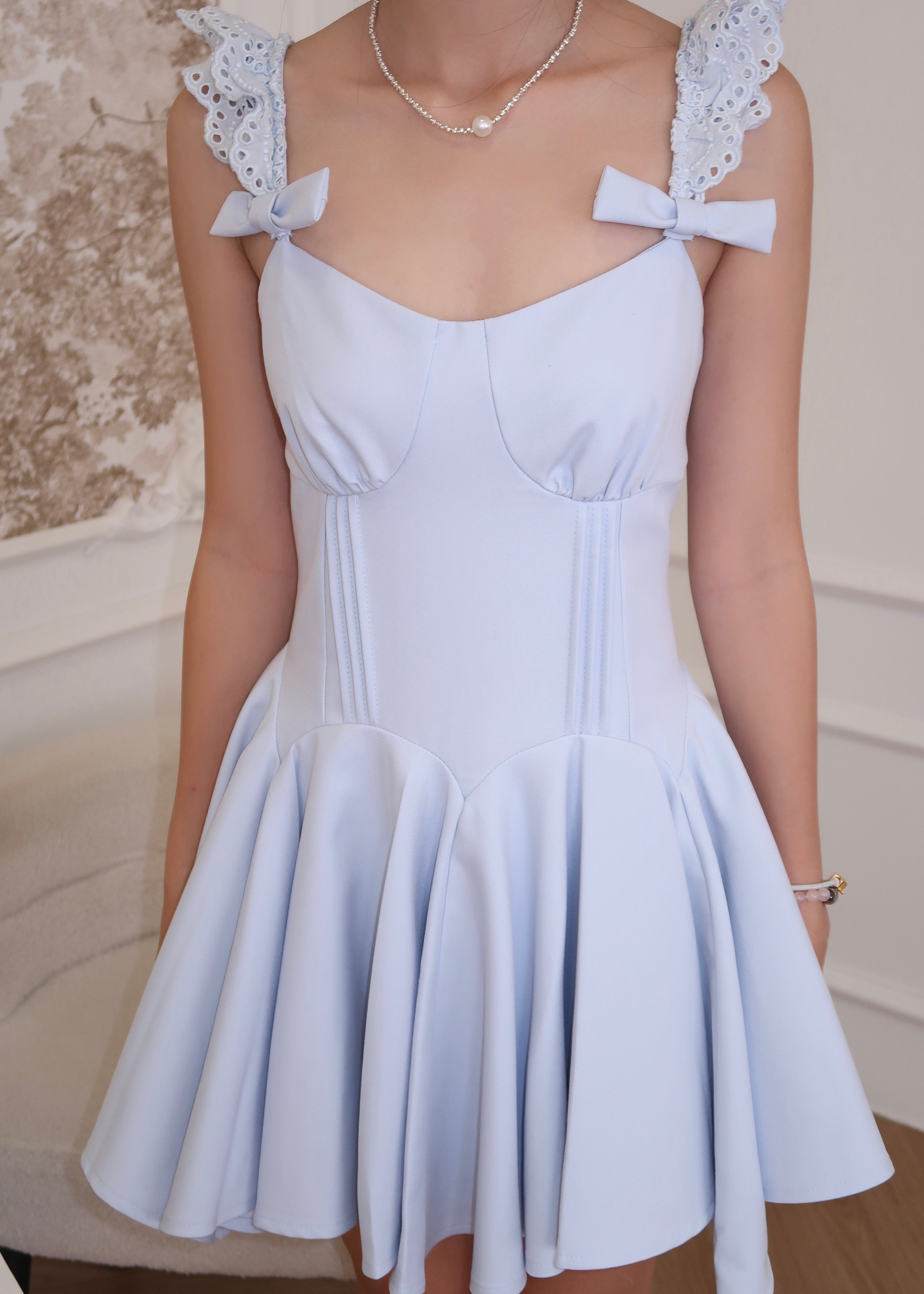 Dream Flare Dress - Blue