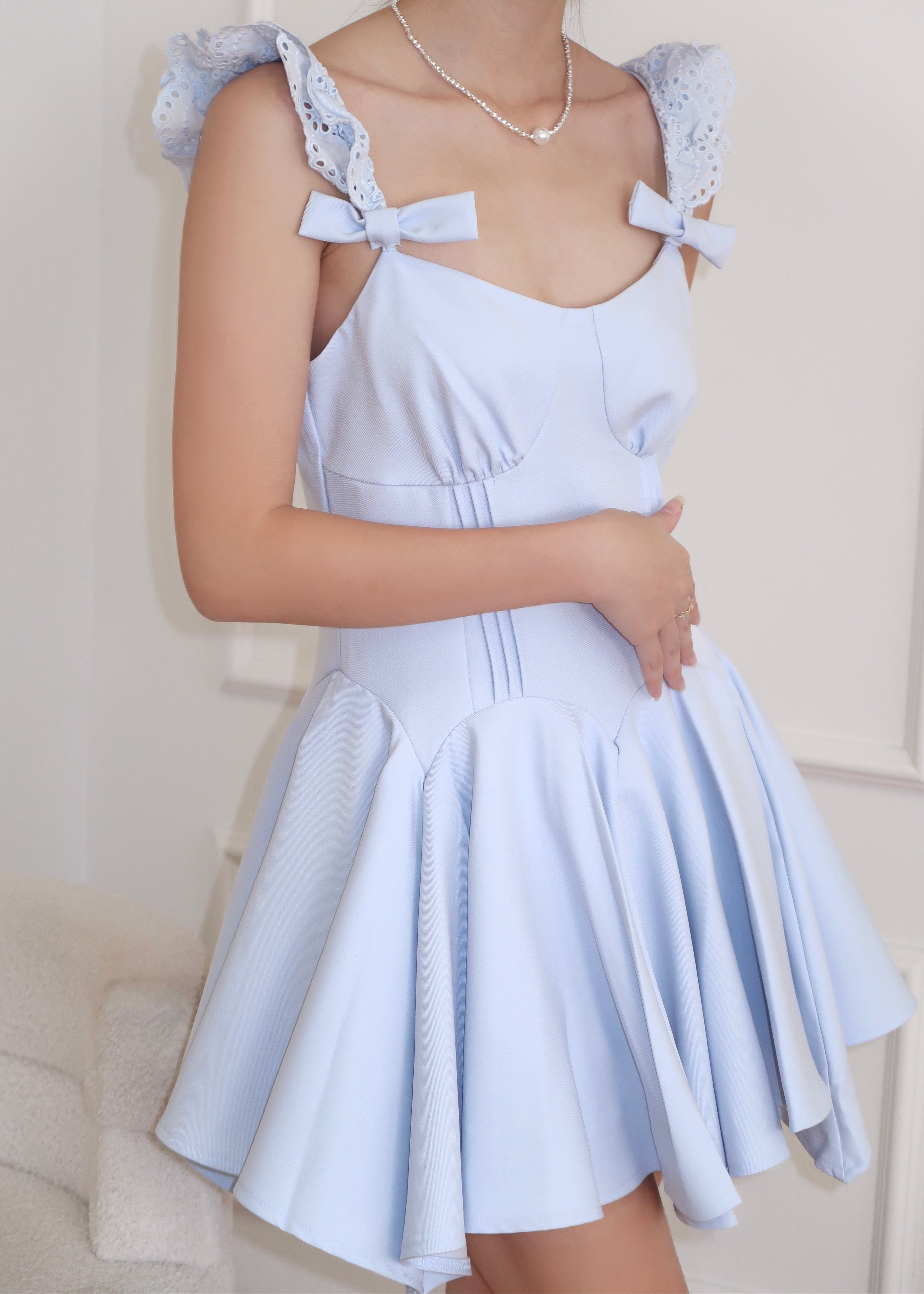 Dream Flare Dress - Blue