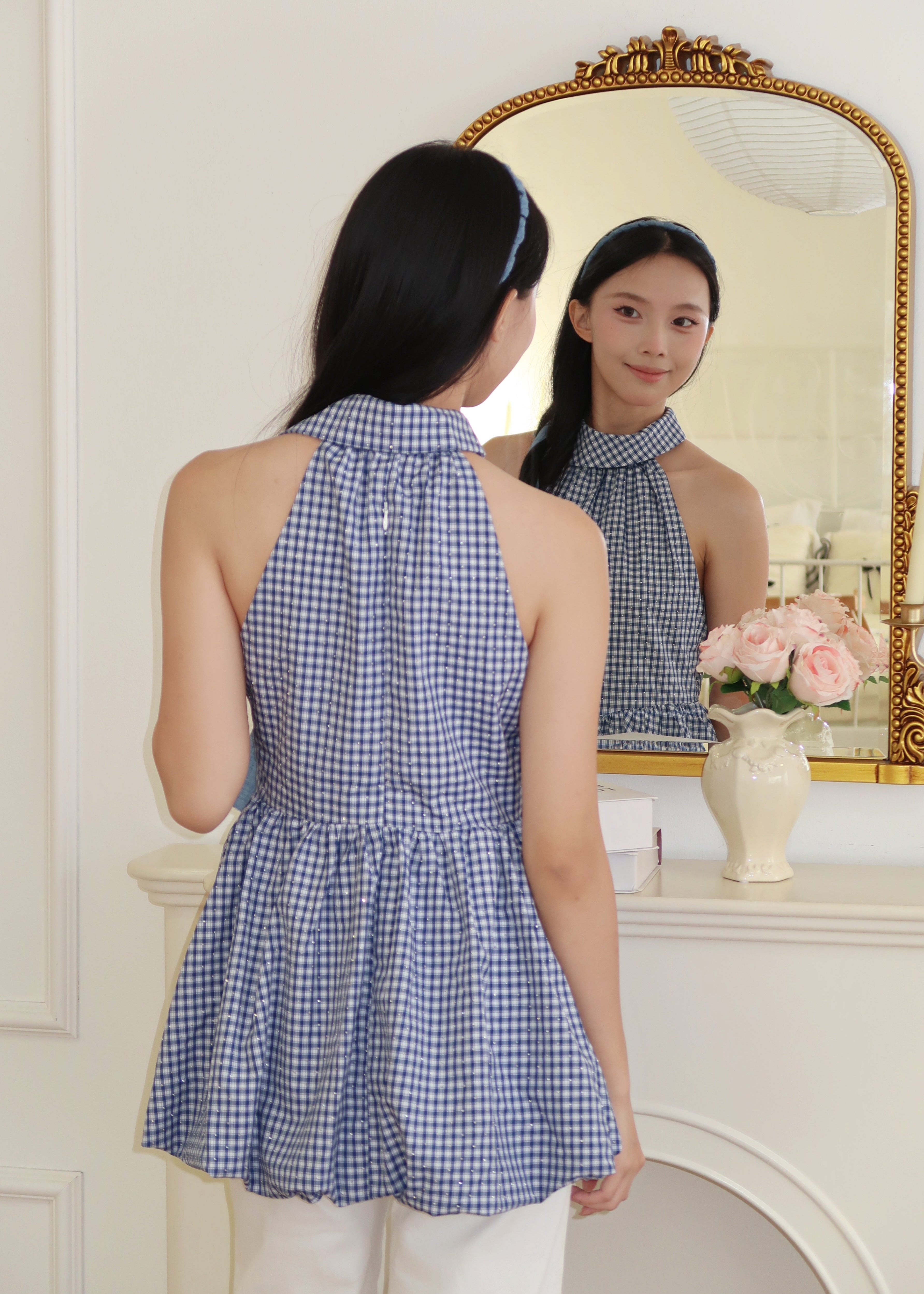 Starry Puff Dress