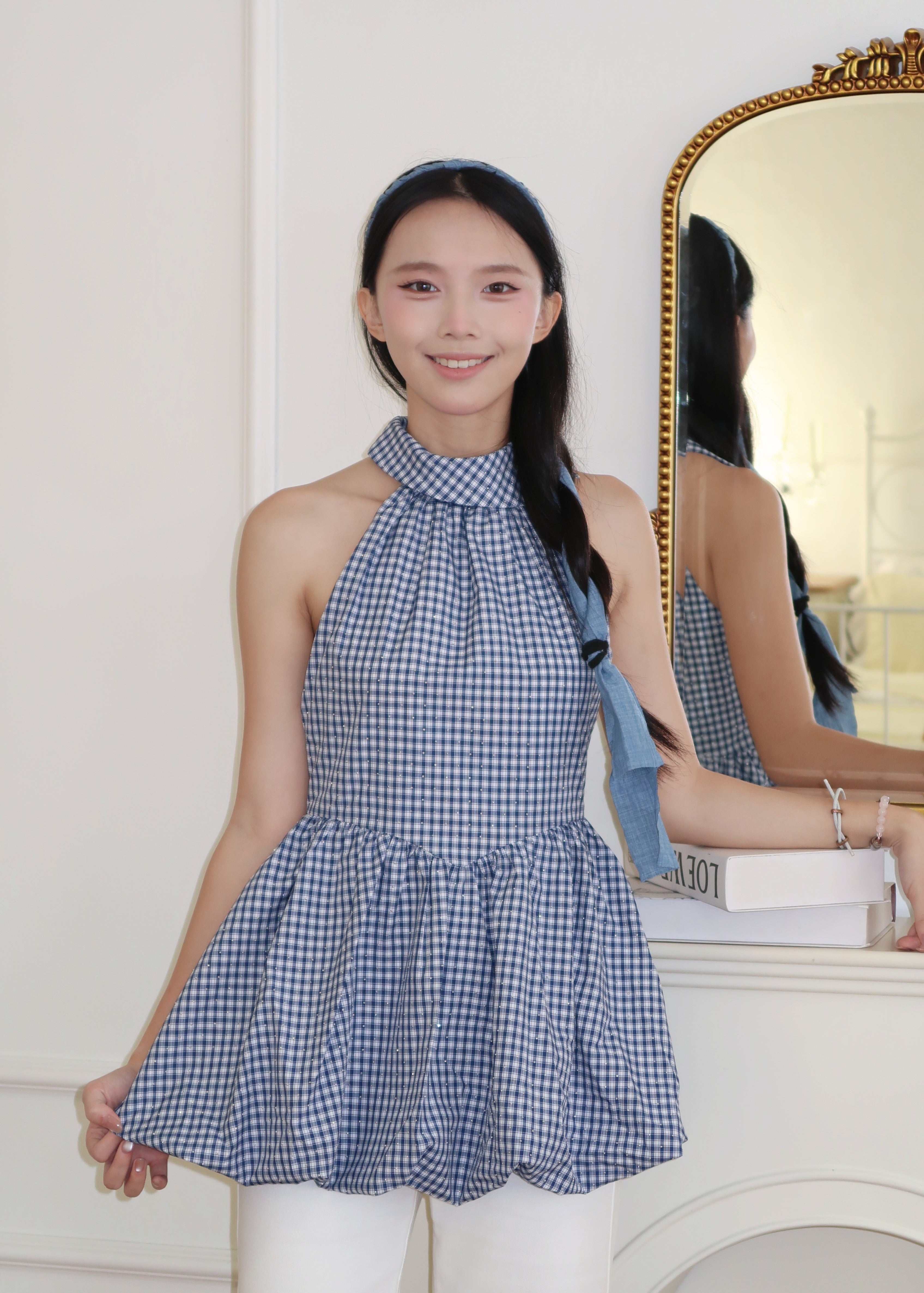 Starry Puff Dress