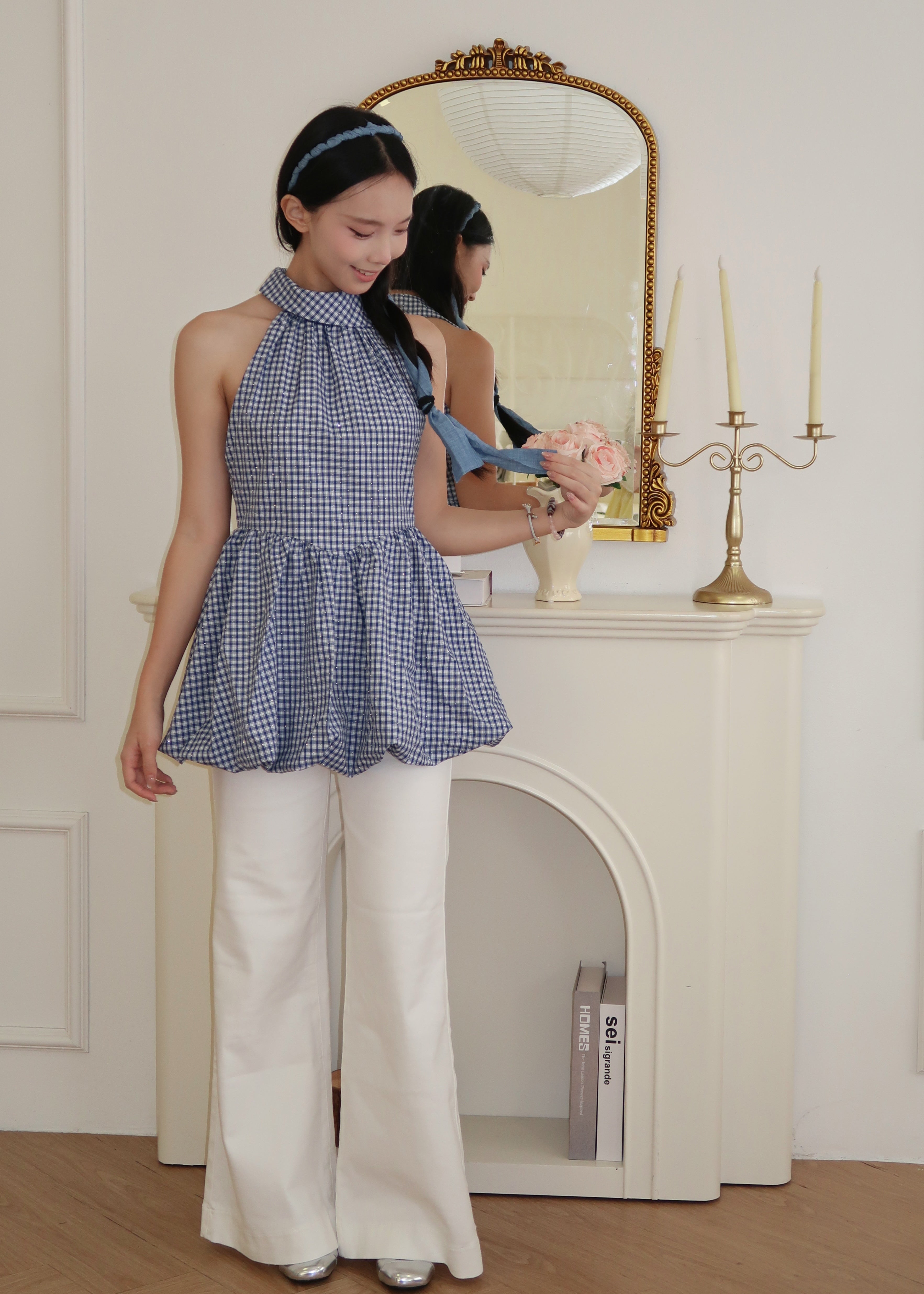 Starry Puff Dress