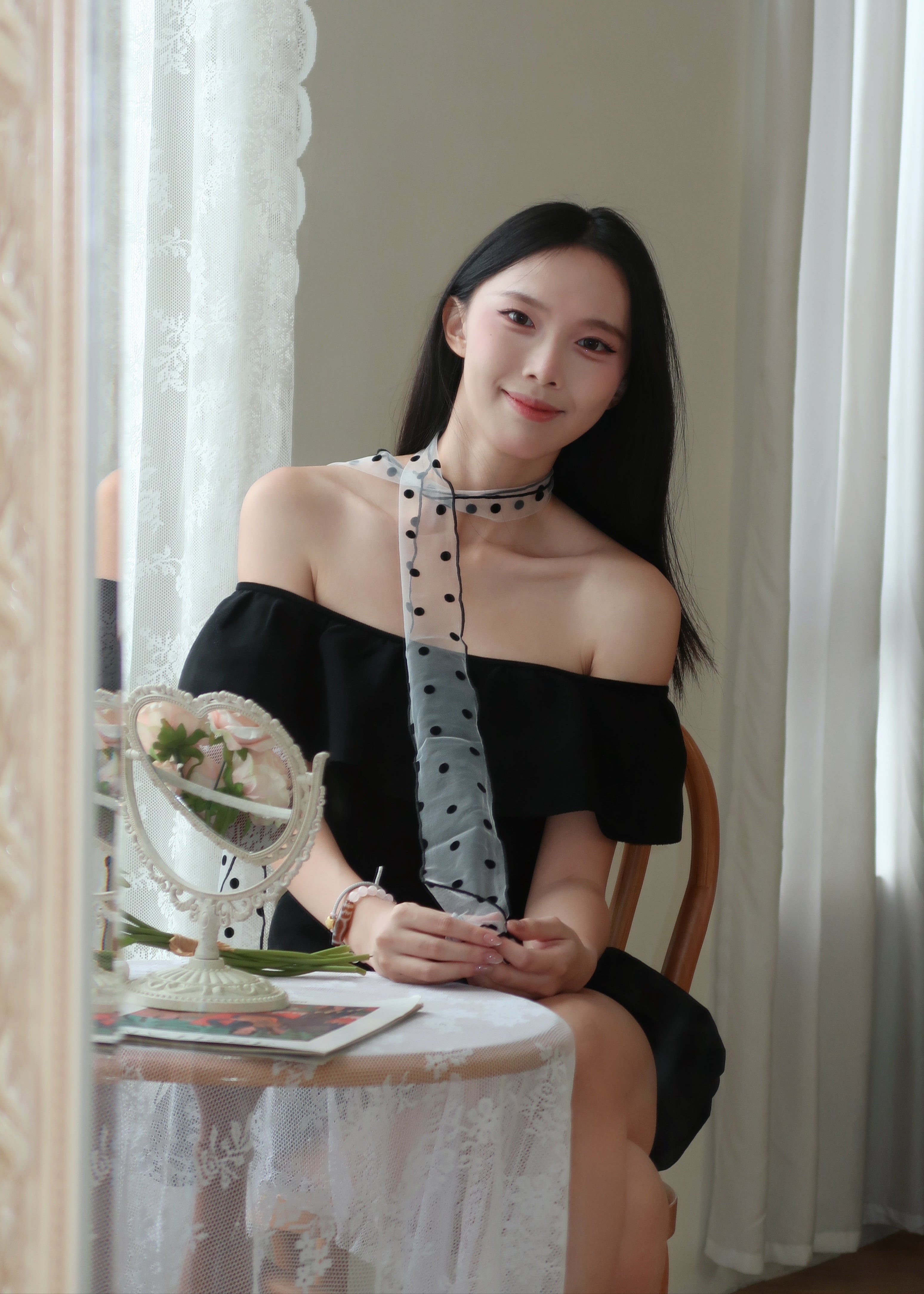 Soft Offie Knit Top - Black