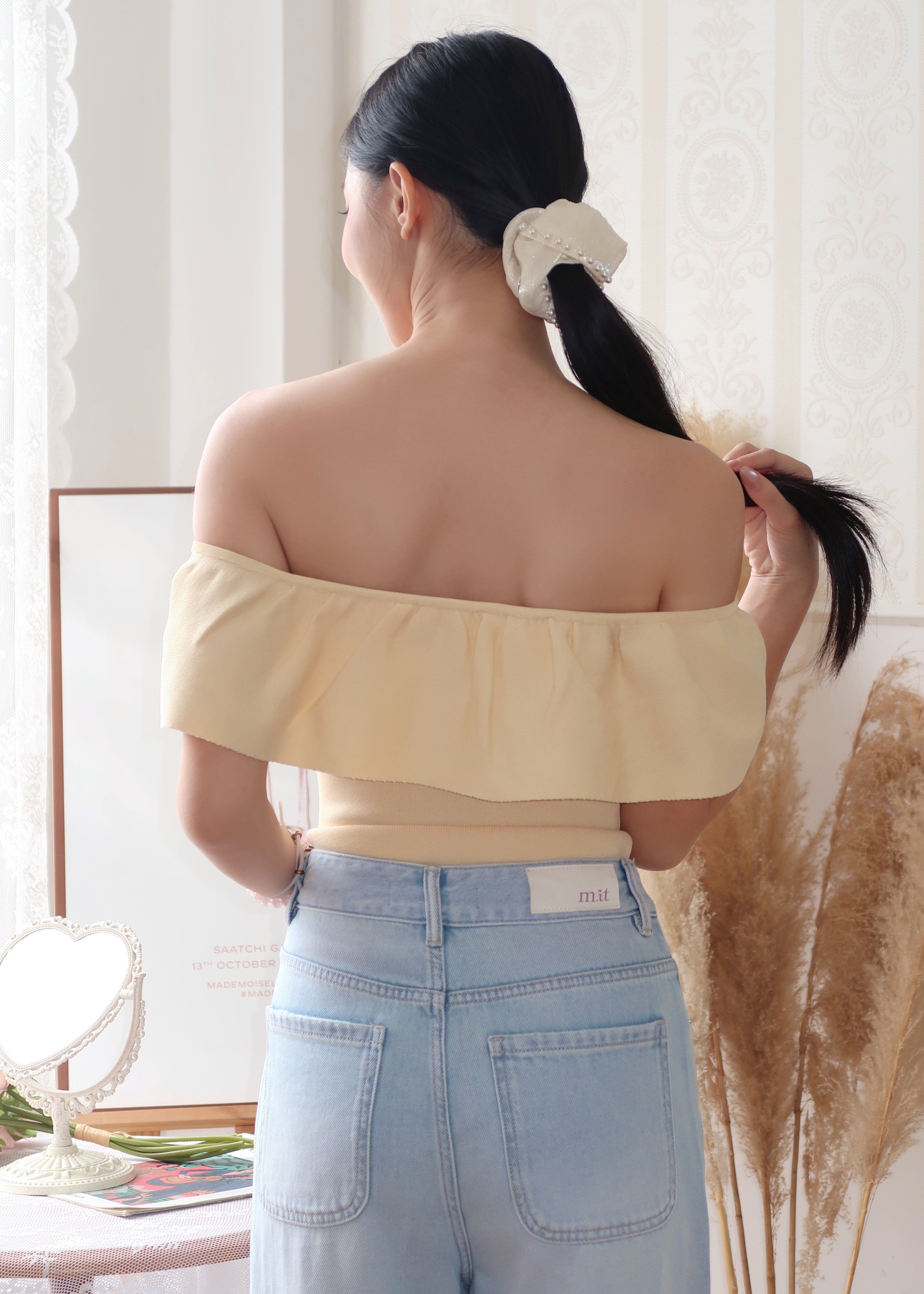 Soft Offie Knit Top - Yellow
