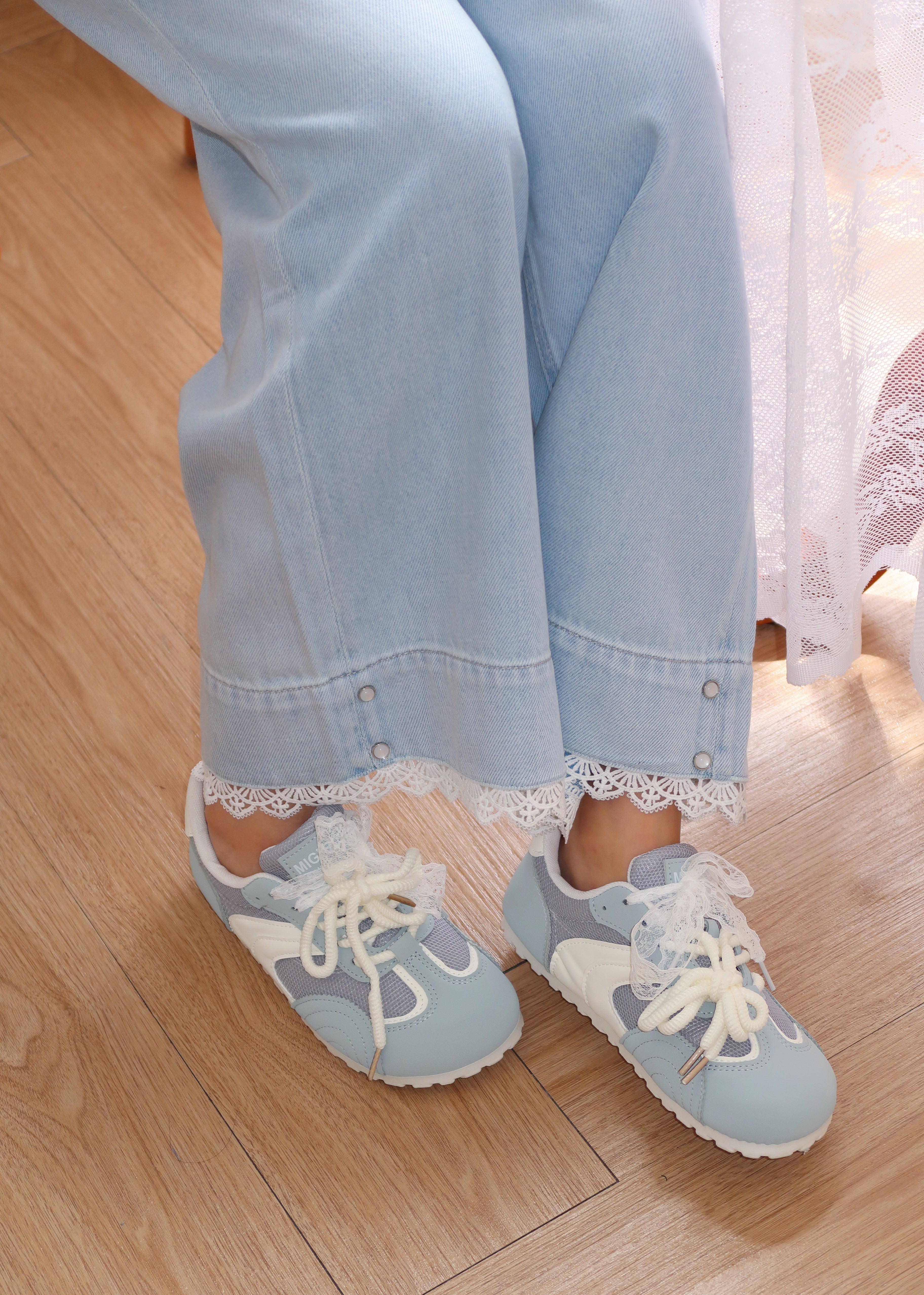 Lace Flare Jeans