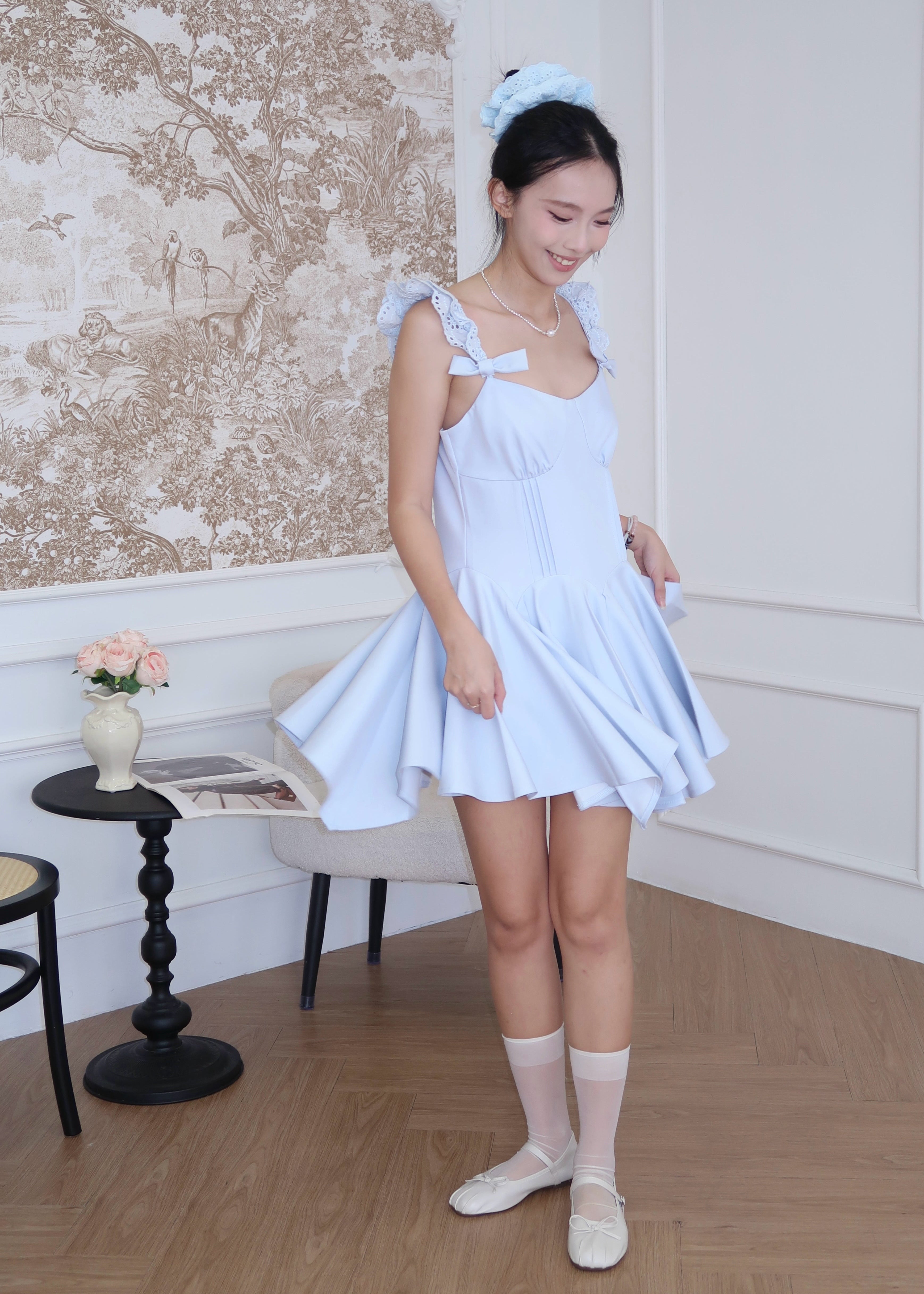 Dream Flare Dress - Blue