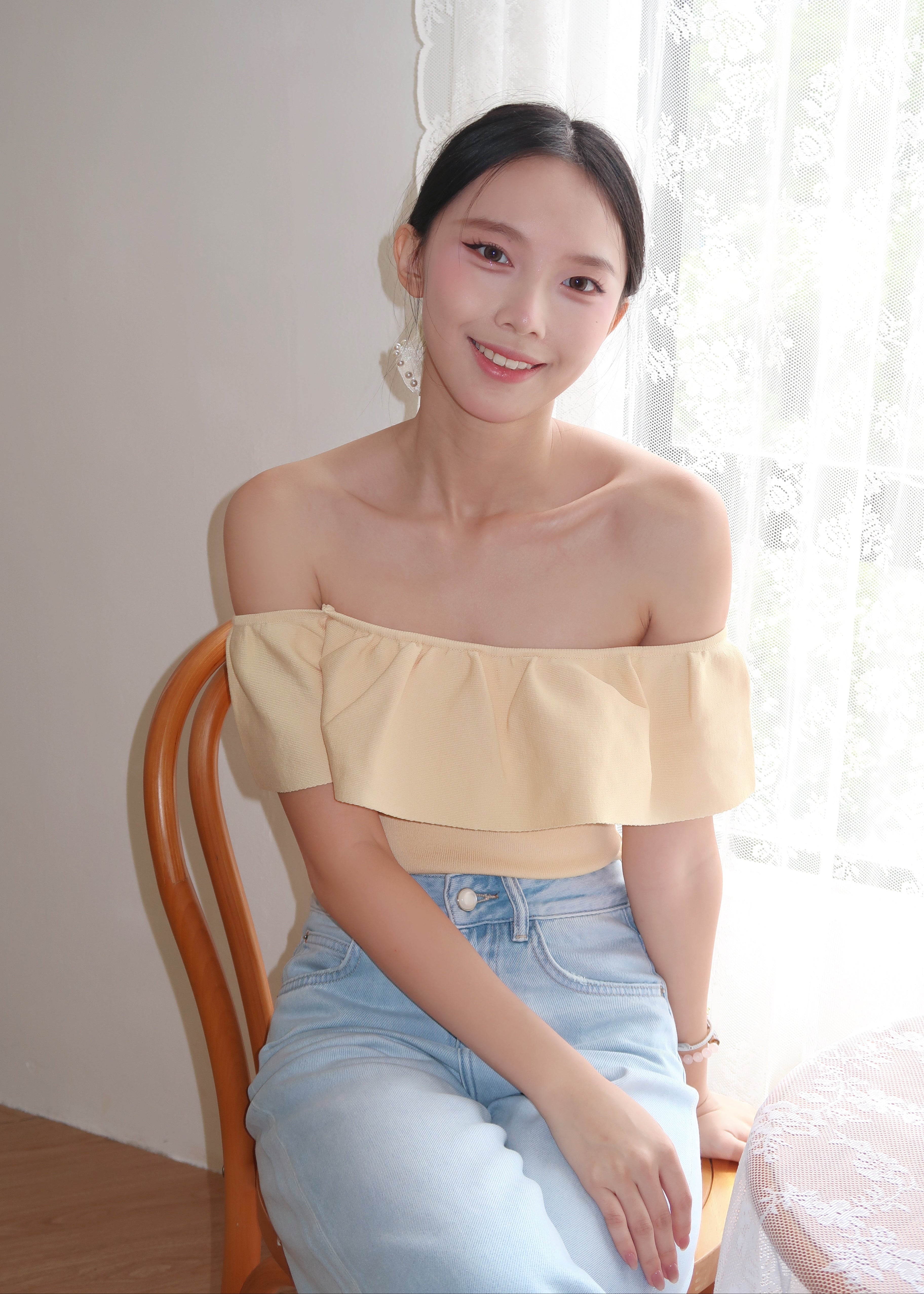 Soft Offie Knit Top - Yellow