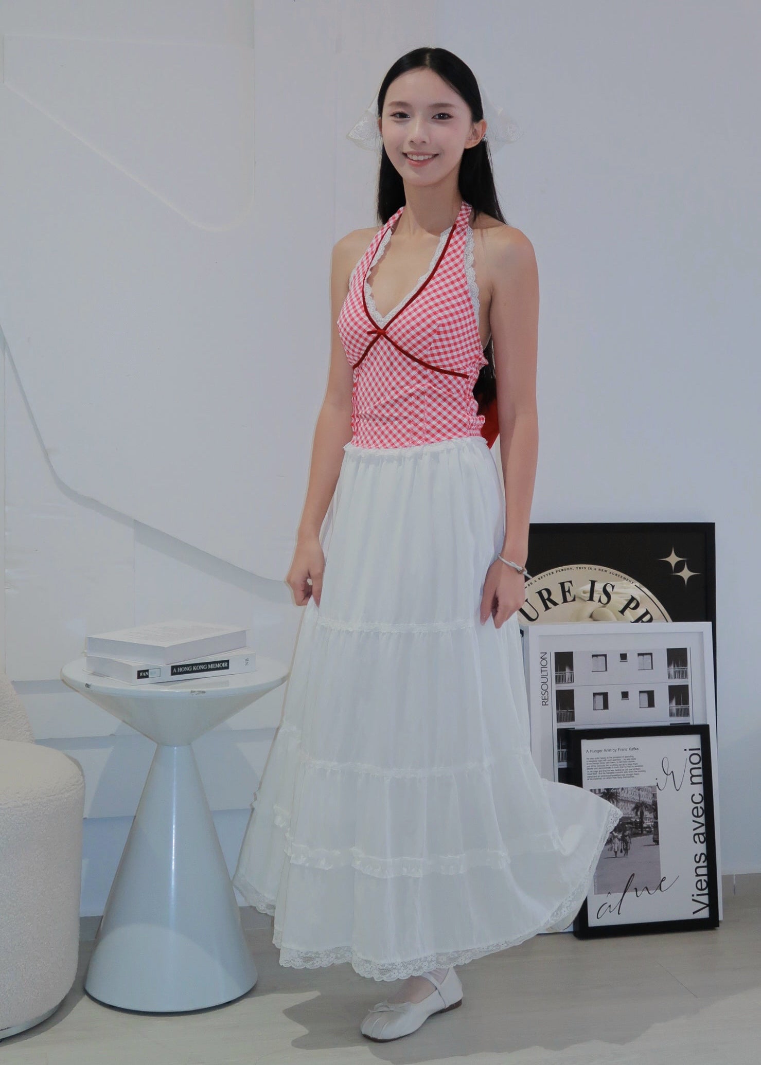 Lace Ruffle Skirt