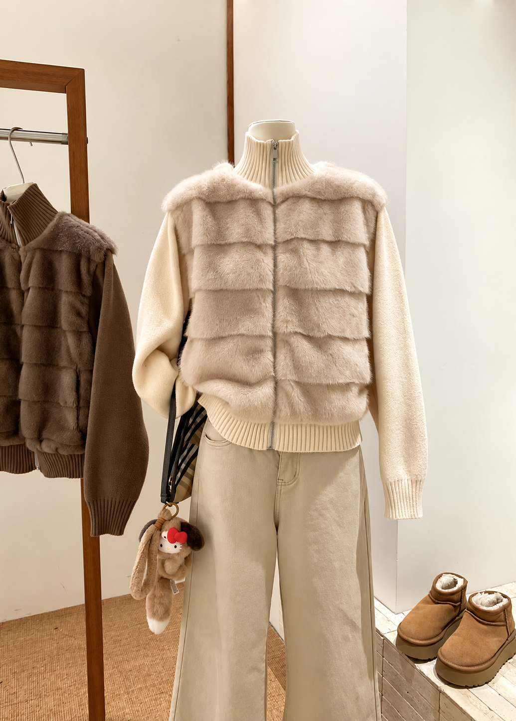 【 Pre-Order】Faye Faux Fur Jacket