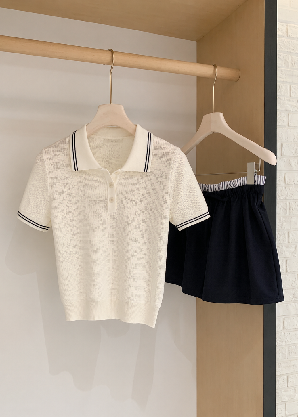 Ivy Polo Knit Set