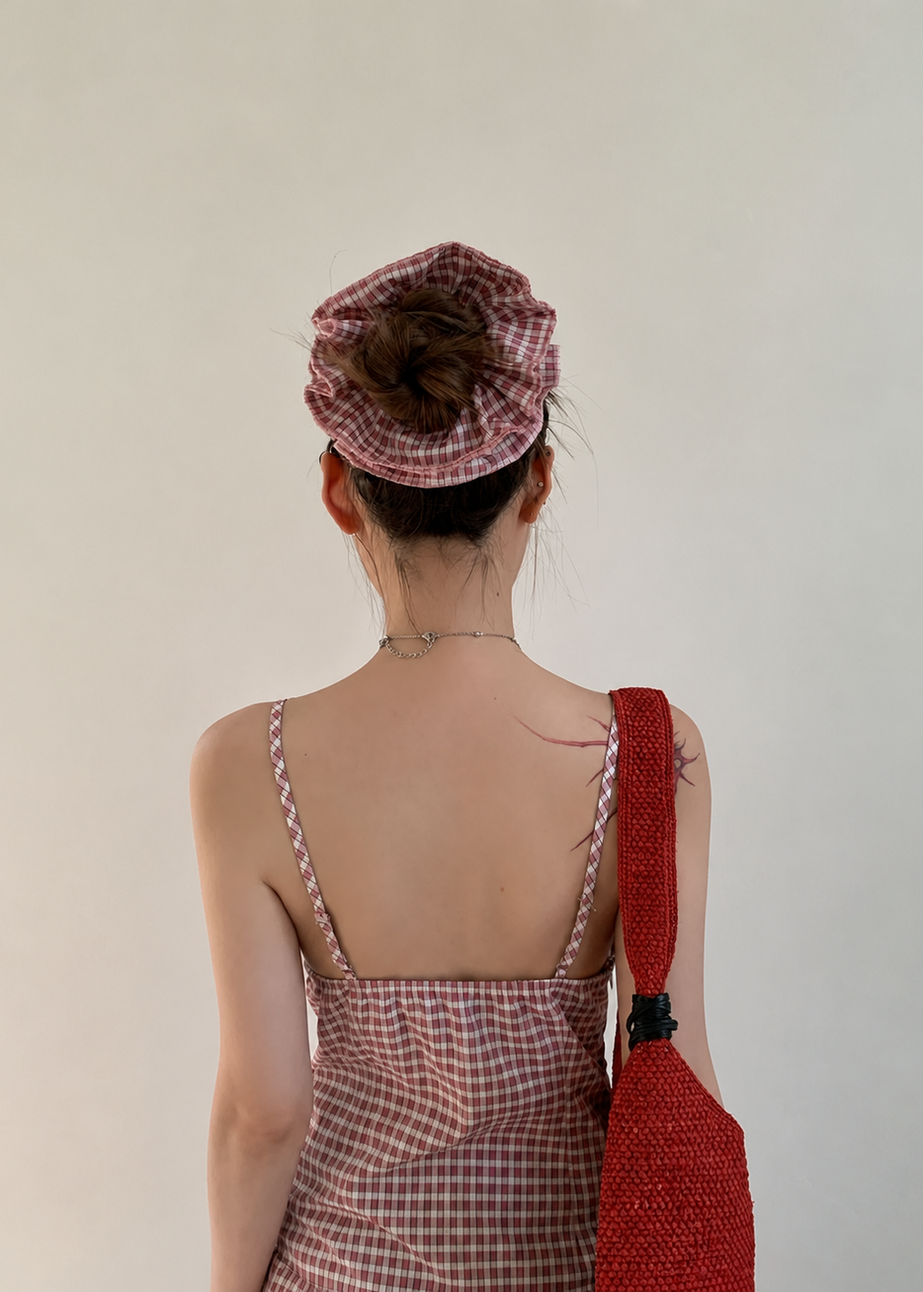Sunday Check Top - Red
