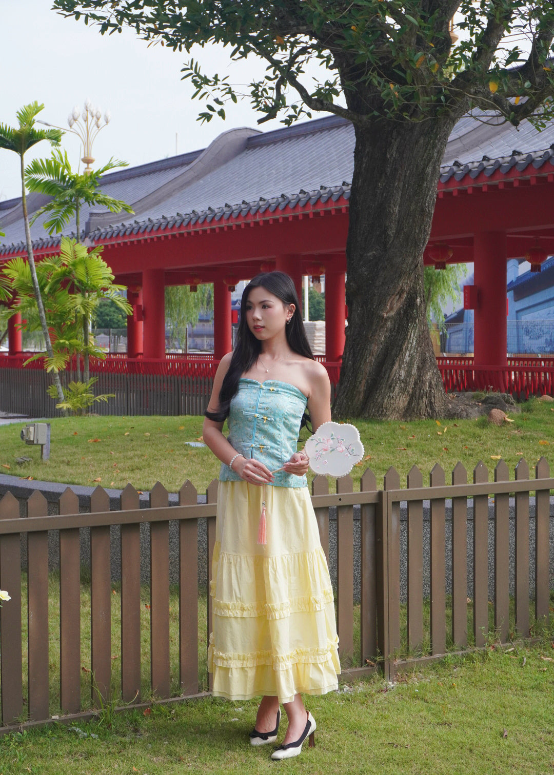 Azure Bloom Corset 蔚蓝花绽上衣