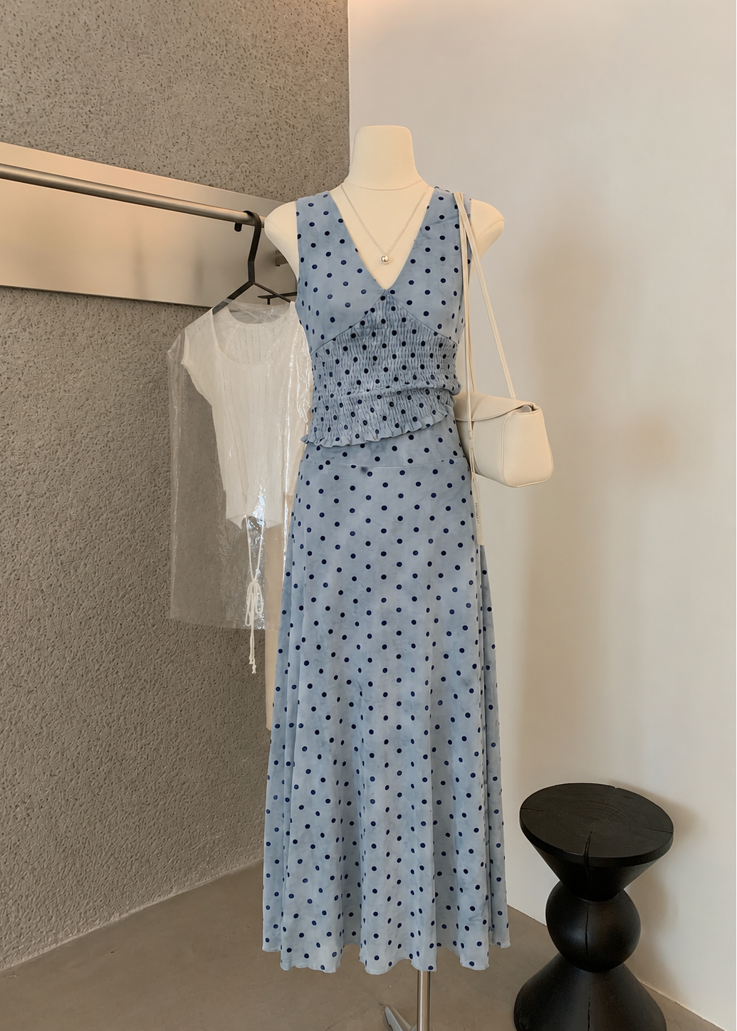 Celia Polka Set - Blue