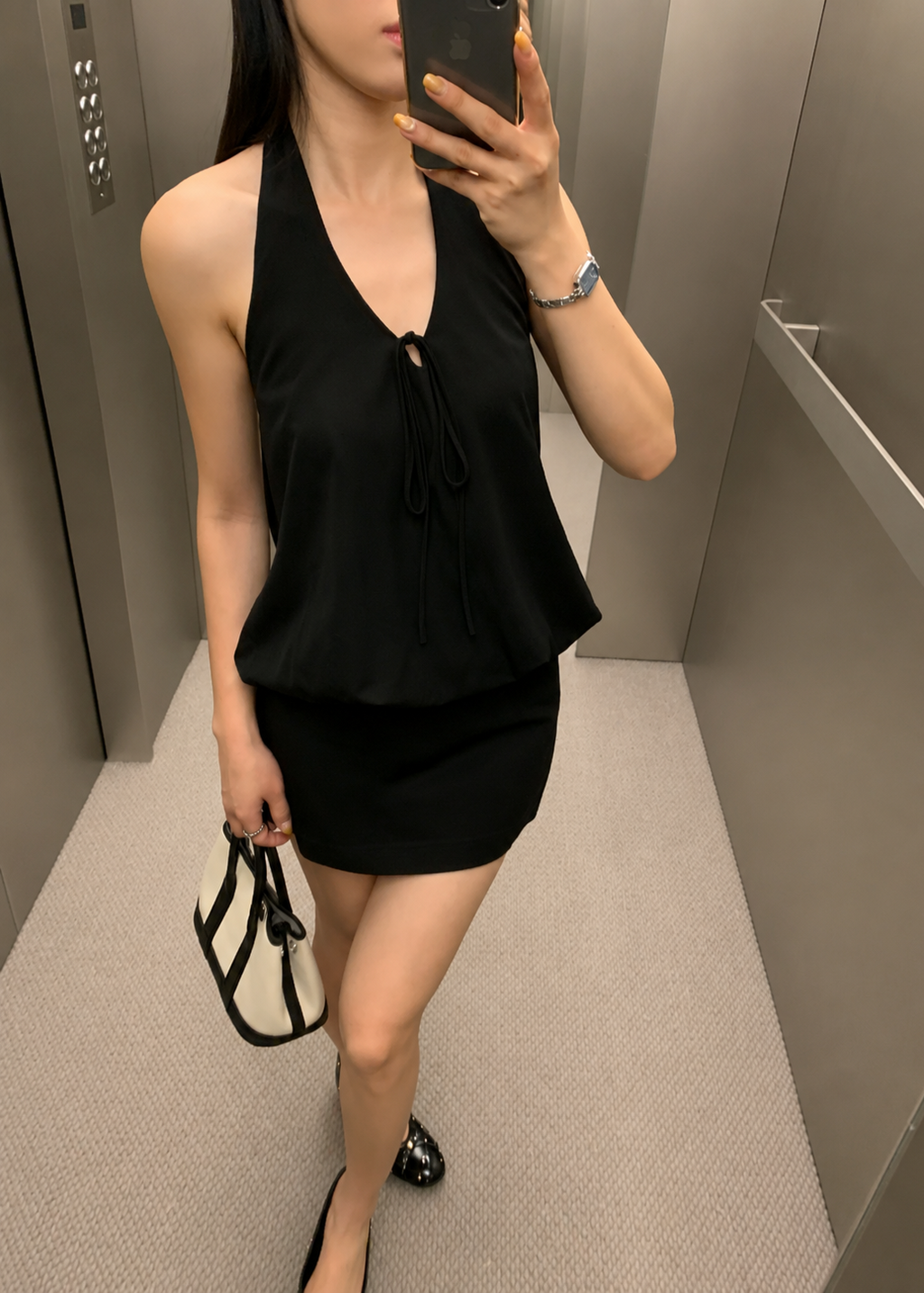 【Pre-Order】Élodie Halter Set - Black