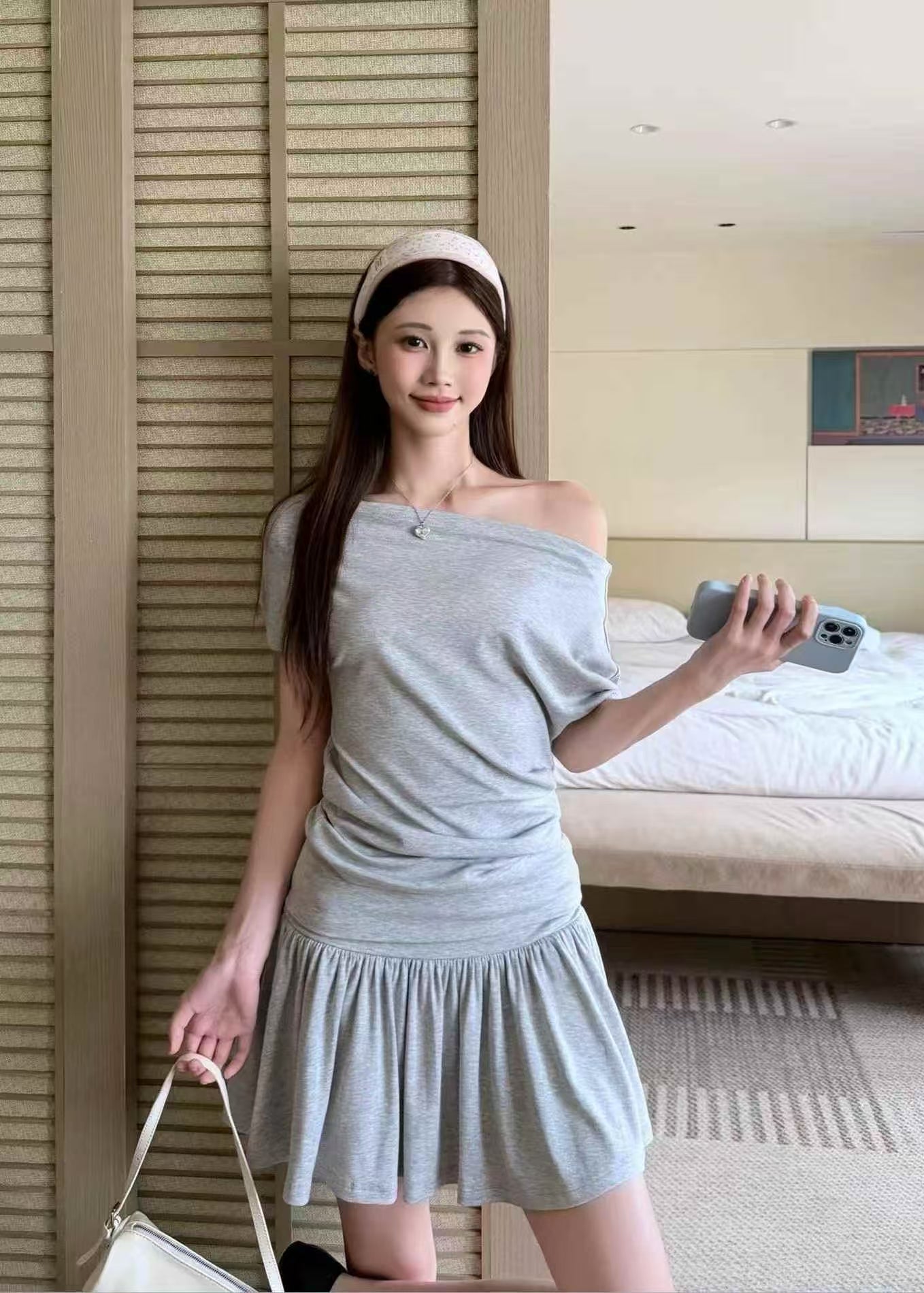 Avery Drape Set - Grey