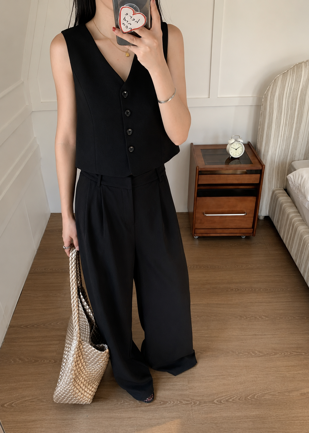 Reese Vest Set - Black