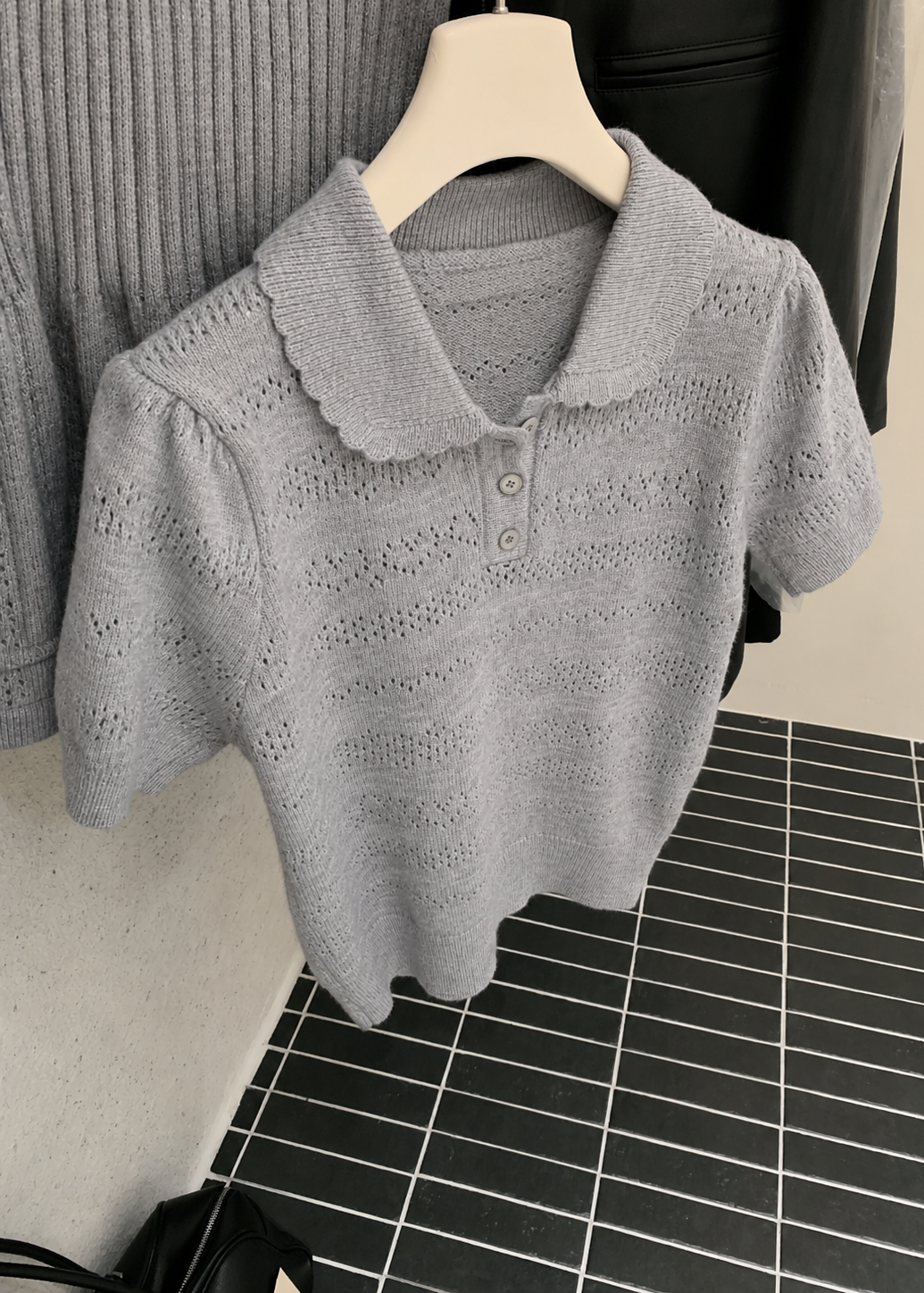【Pre-Order】Clover Knit Set - Grey