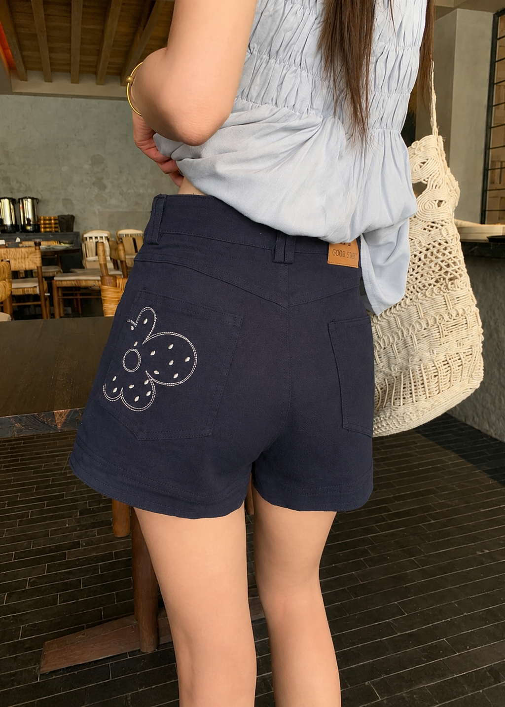 Daisy Stitch Shorts