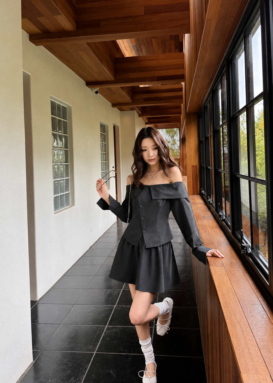 Camille Set - Grey