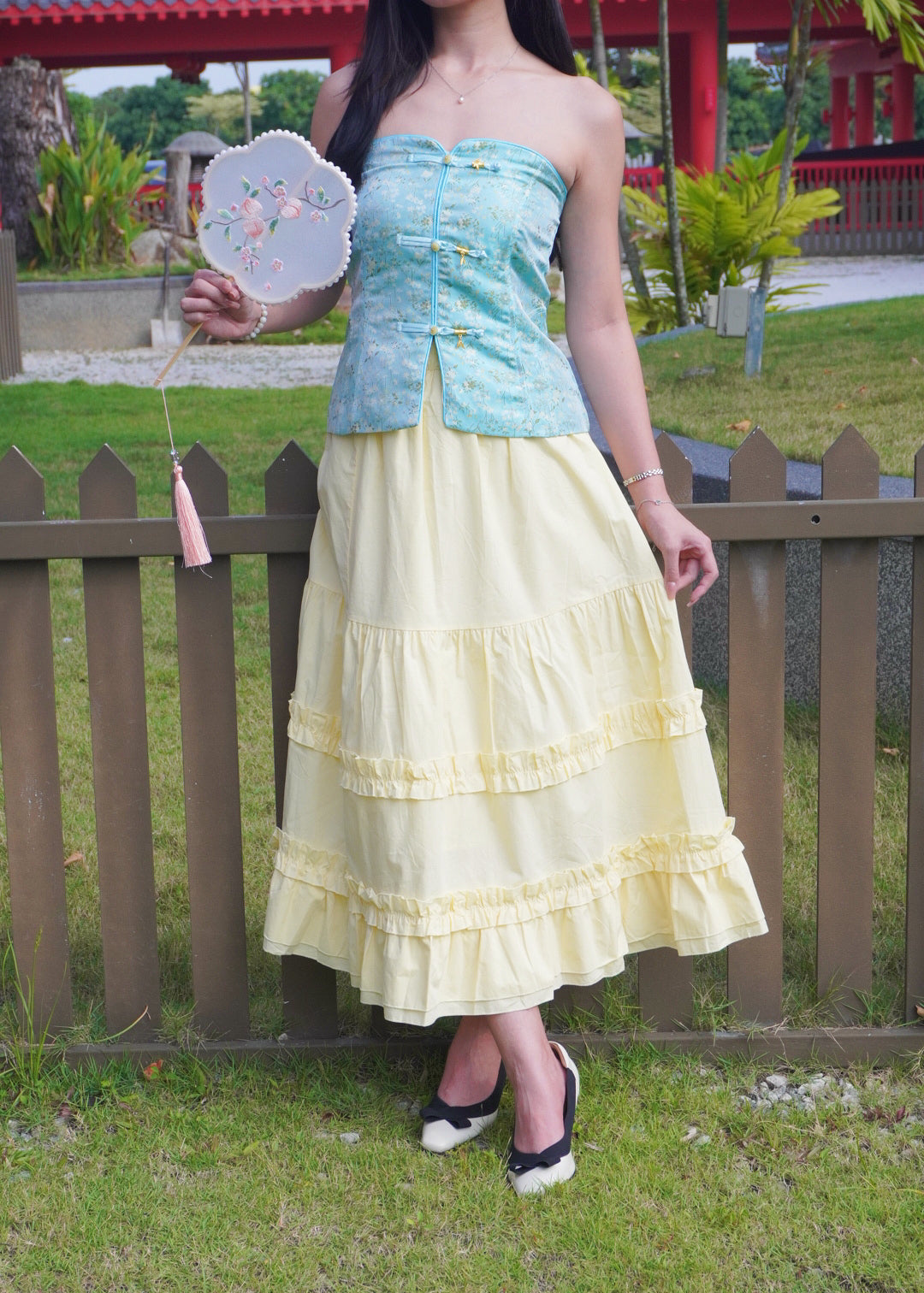 Azure Bloom Corset 蔚蓝花绽上衣