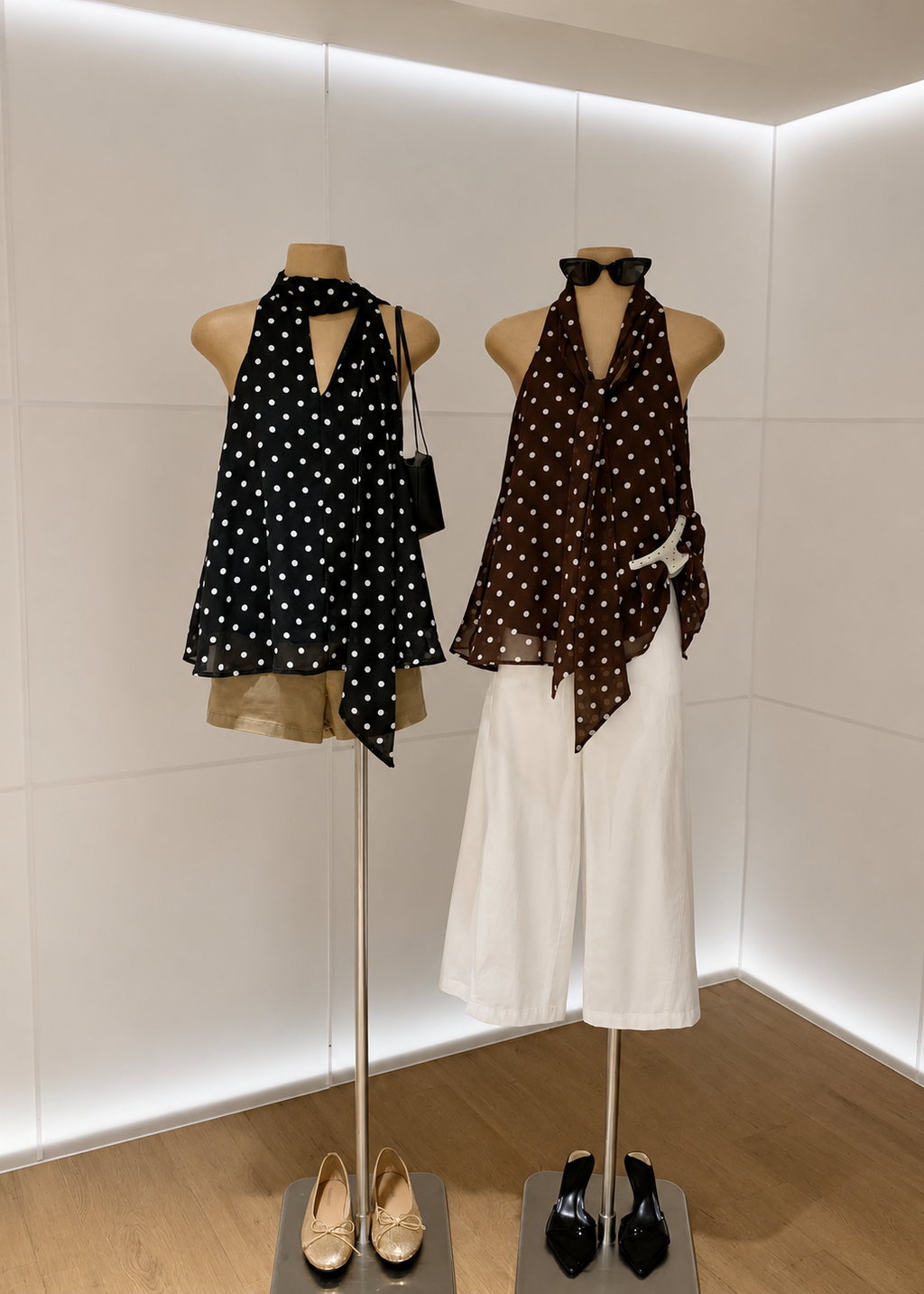 【Pre-Order】Noelle Polka Top