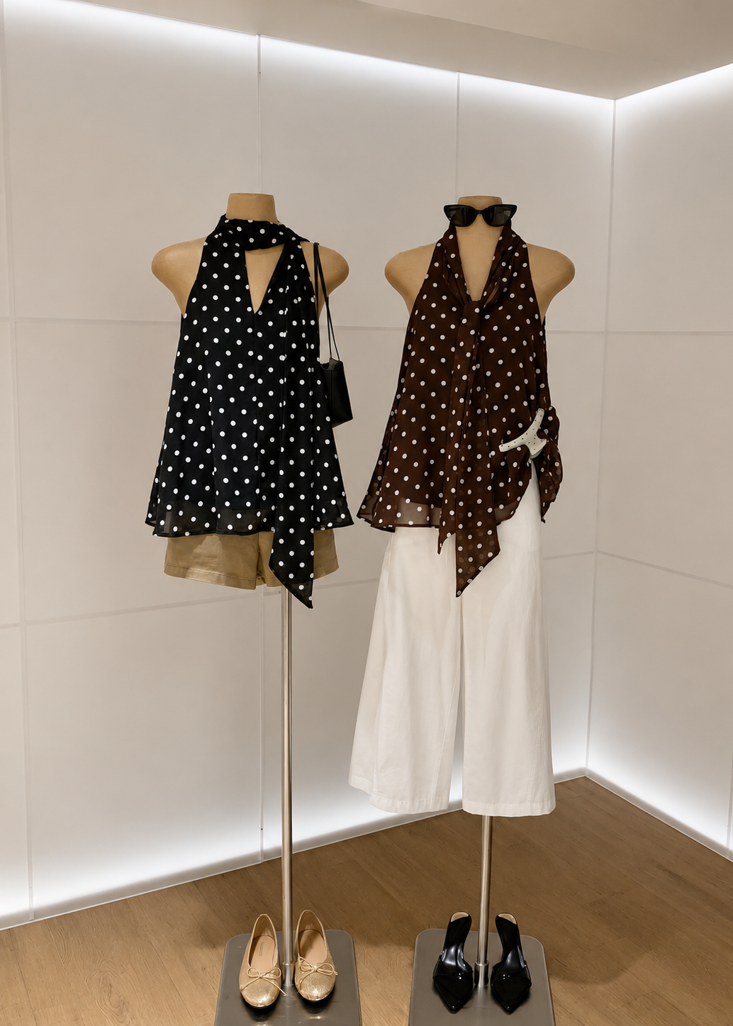 【Pre-Order】Noelle Polka Top