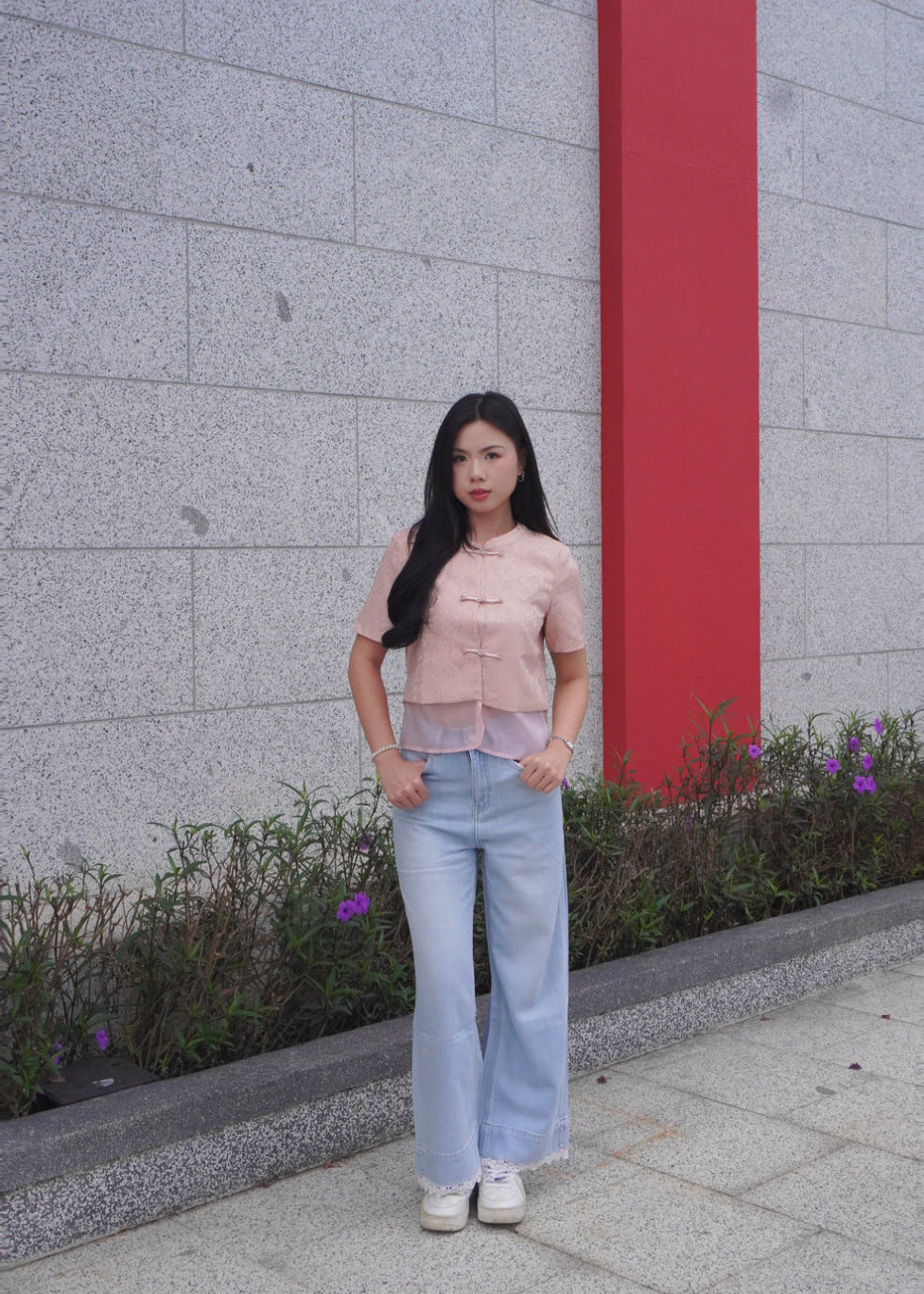 Blossom Mist Top 花雾新中式上衣