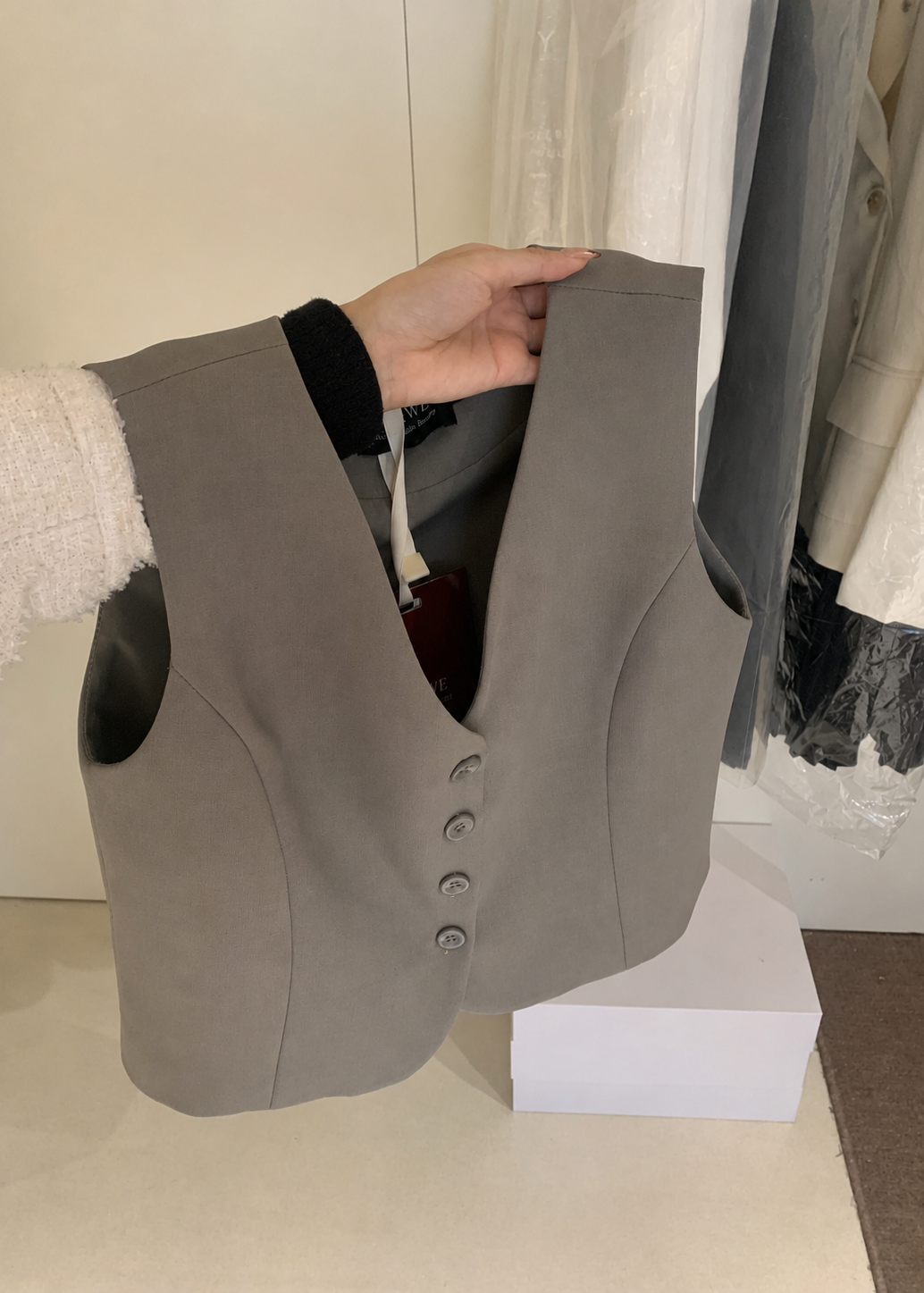 Reese Vest Set - Grey
