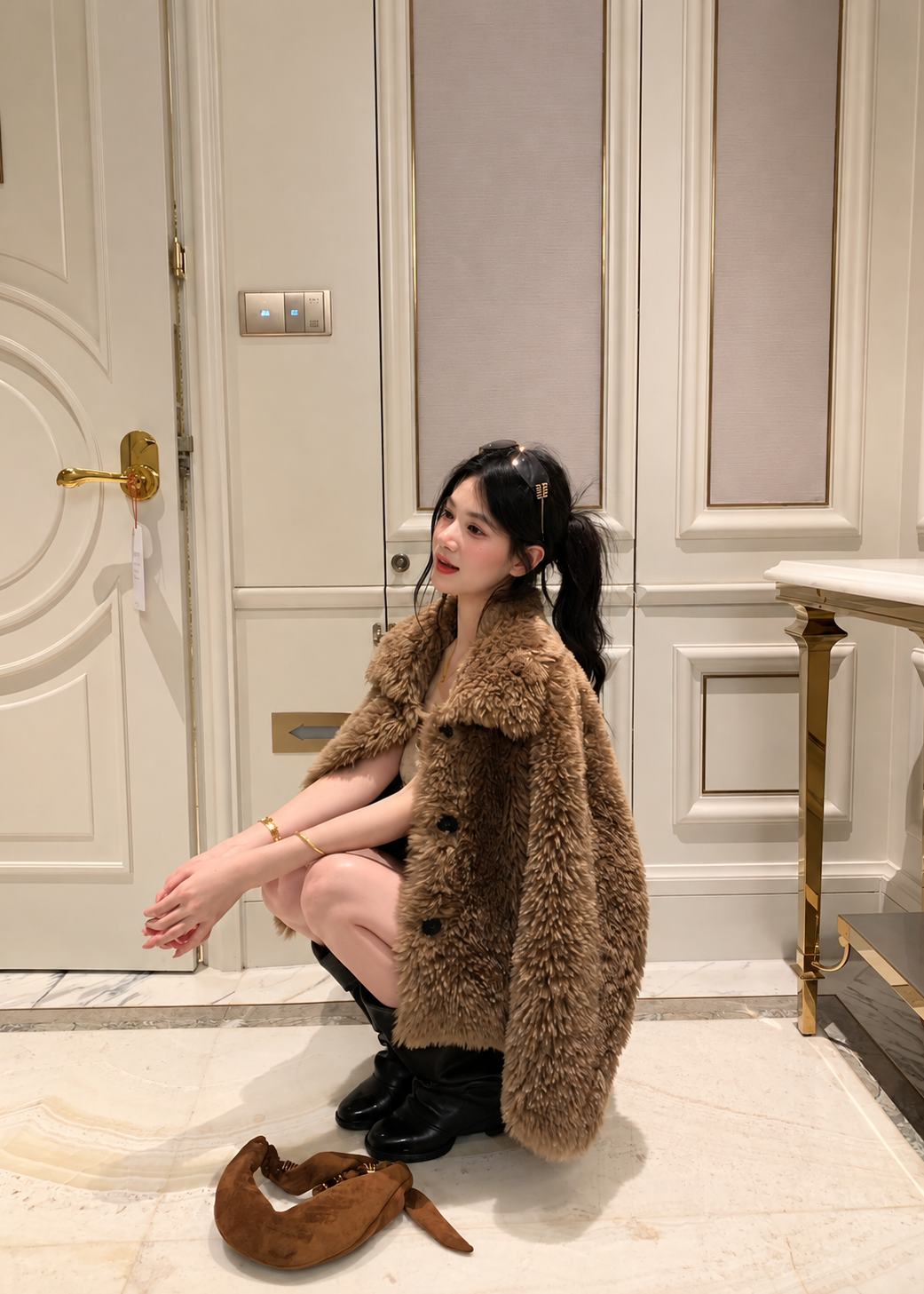 【 Pre-Order】Lena Teddy Coat