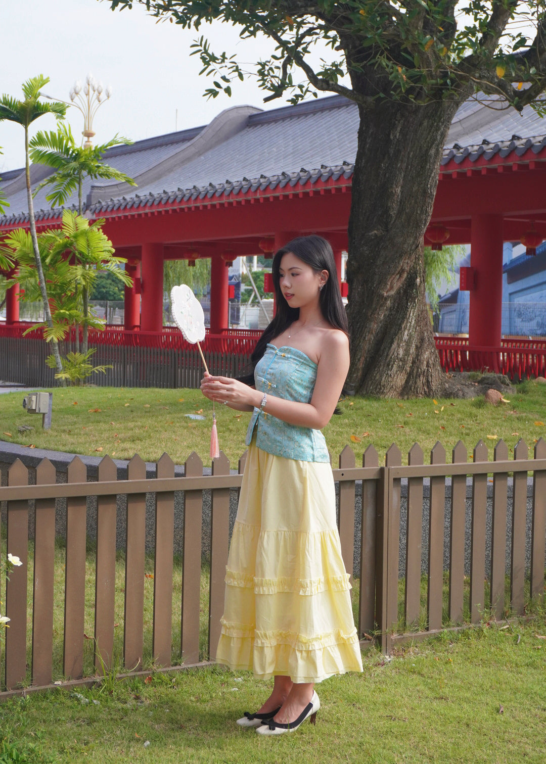 Azure Bloom Corset 蔚蓝花绽上衣