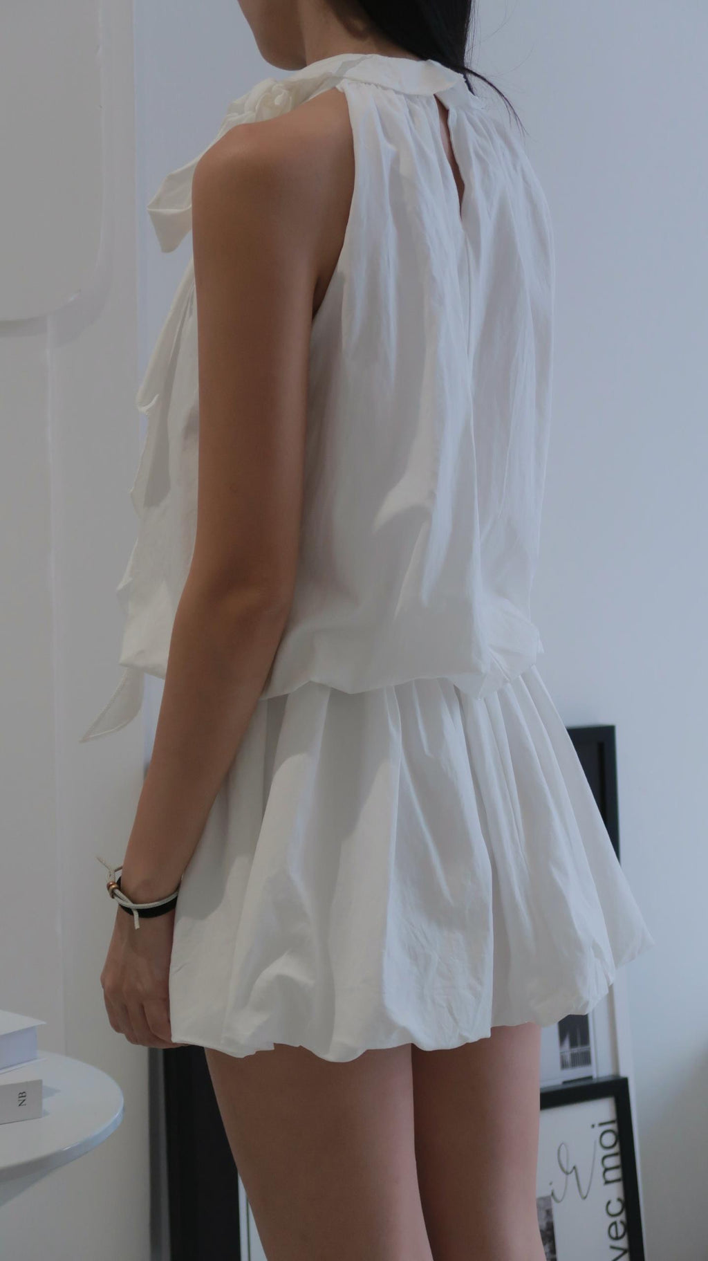 Candy Cloud Dress - White