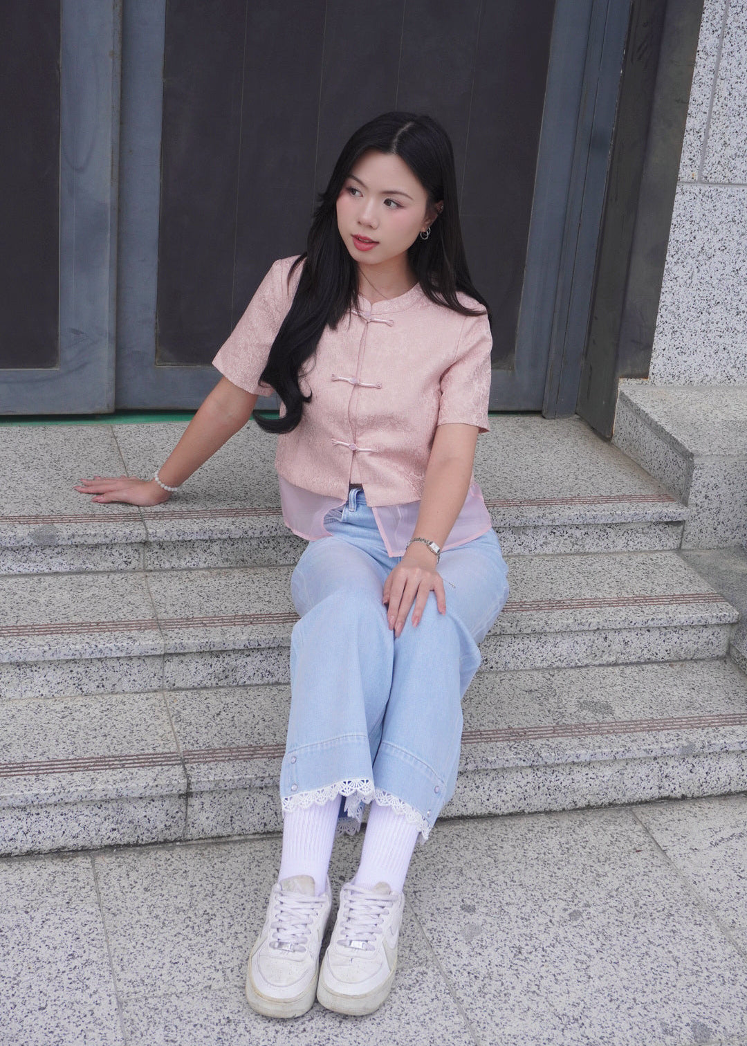 Blossom Mist Top 花雾新中式上衣