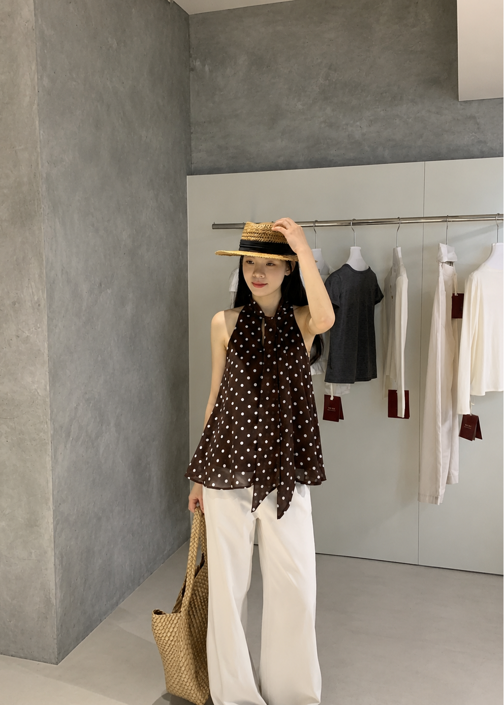 【Pre-Order】Noelle Polka Top