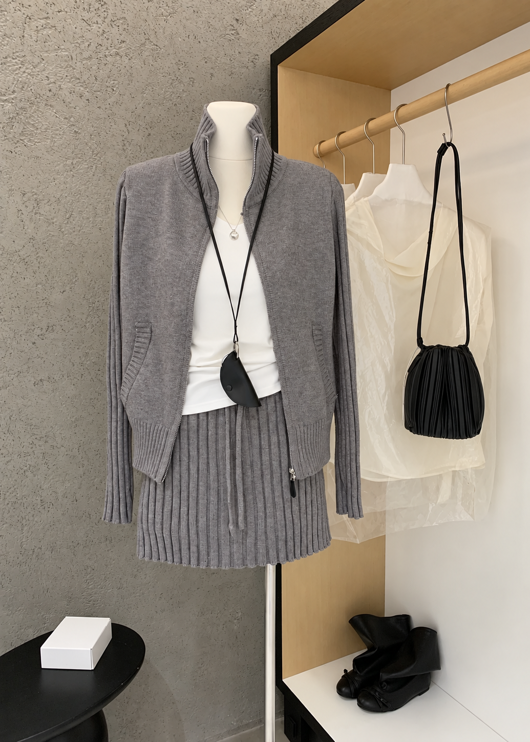 【 Pre-Order】Riley Zip Knit Set