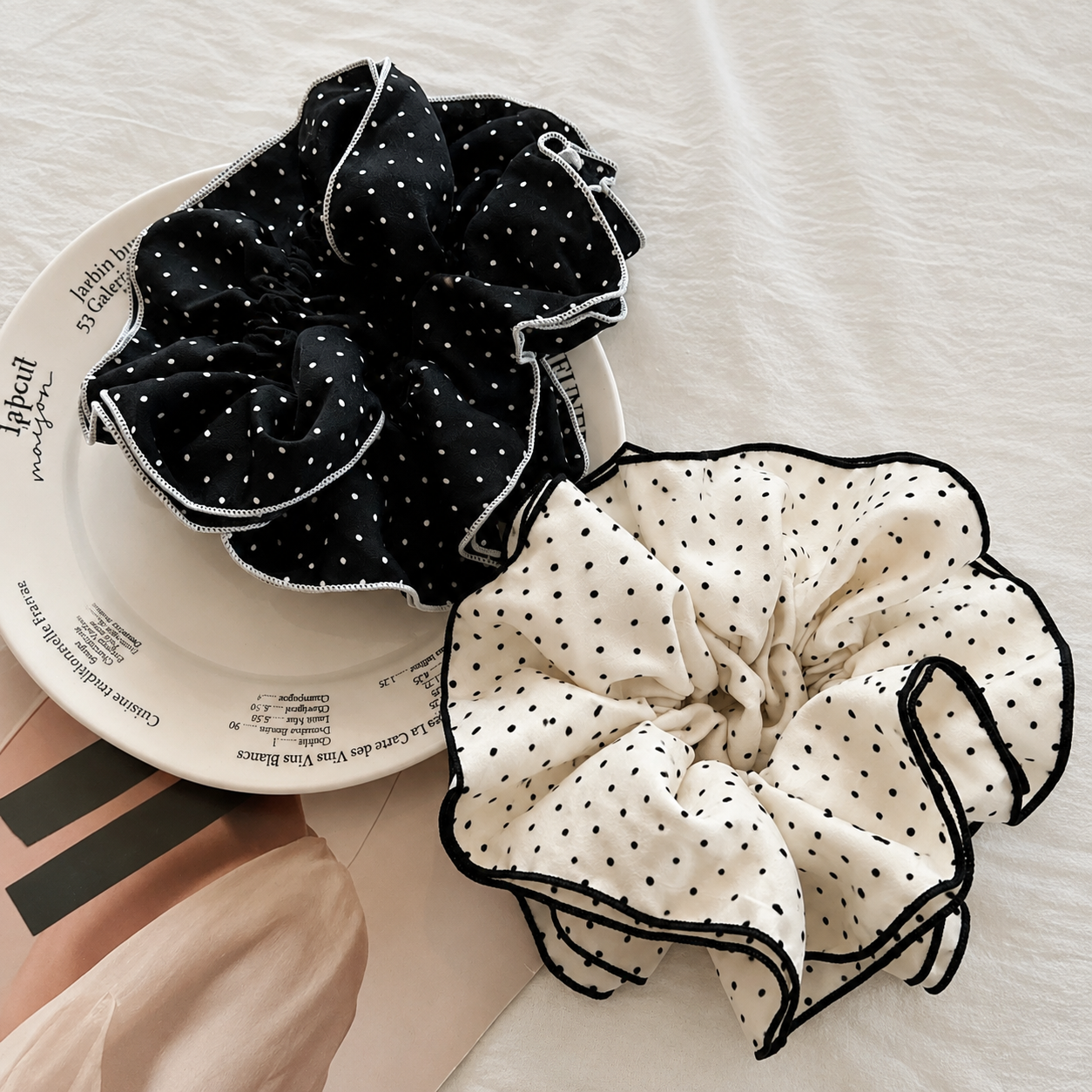 Polka Scrunchie
