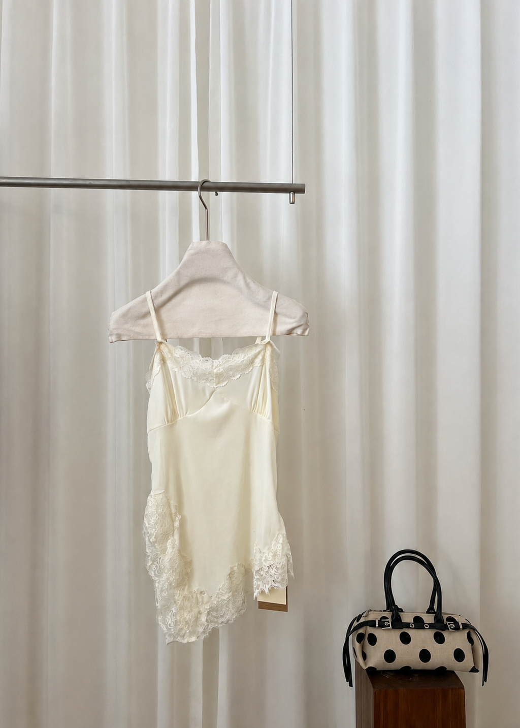 【Pre-Order】Elise Suede Lace Cami