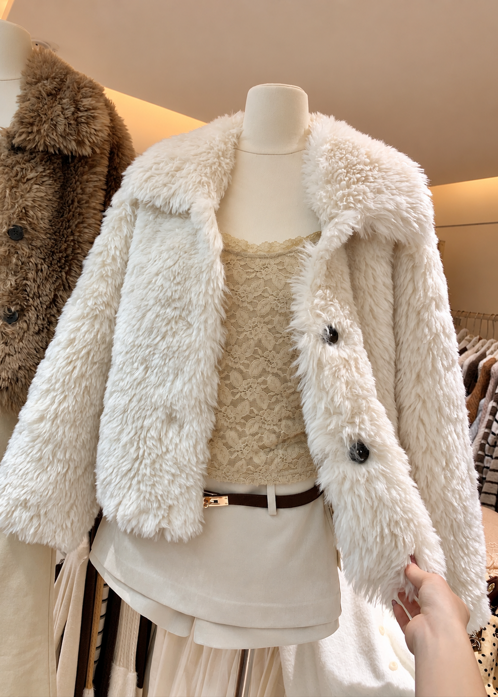 【 Pre-Order】Lena Teddy Coat