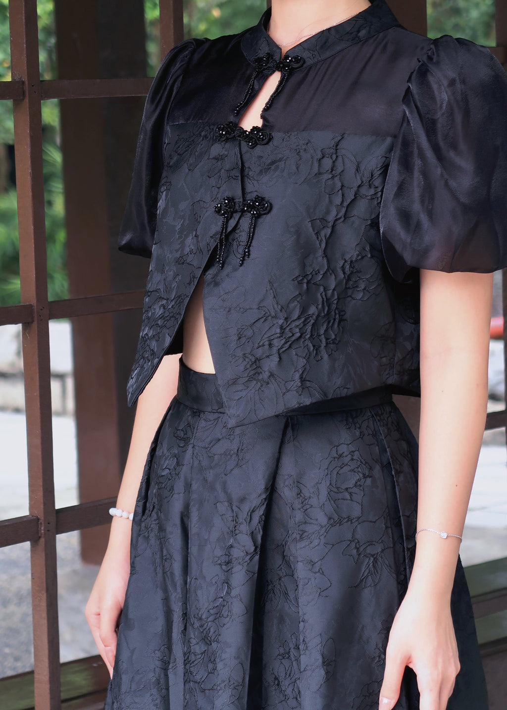 Prosper Pleated Set 福盈百褶套装 - Black