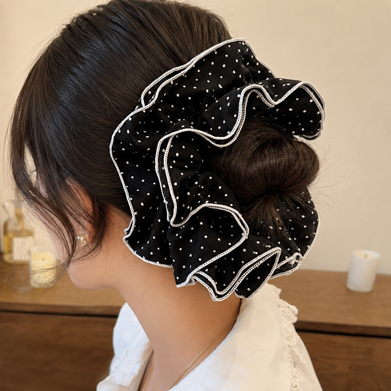 Polka Scrunchie