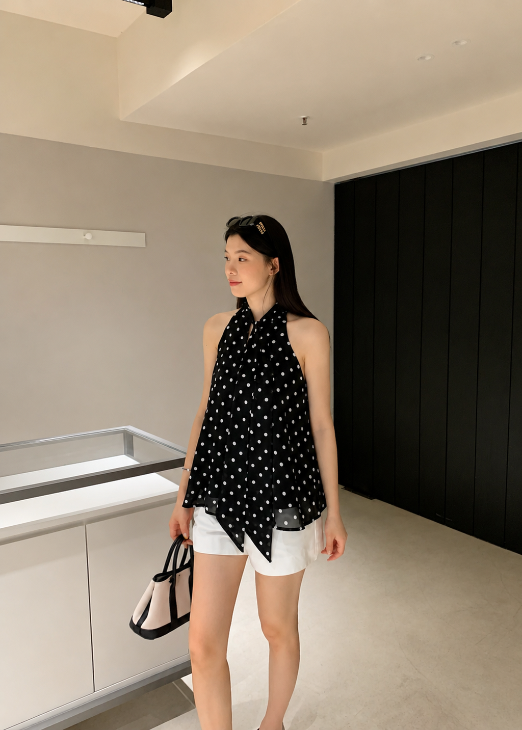 【Pre-Order】Noelle Polka Top