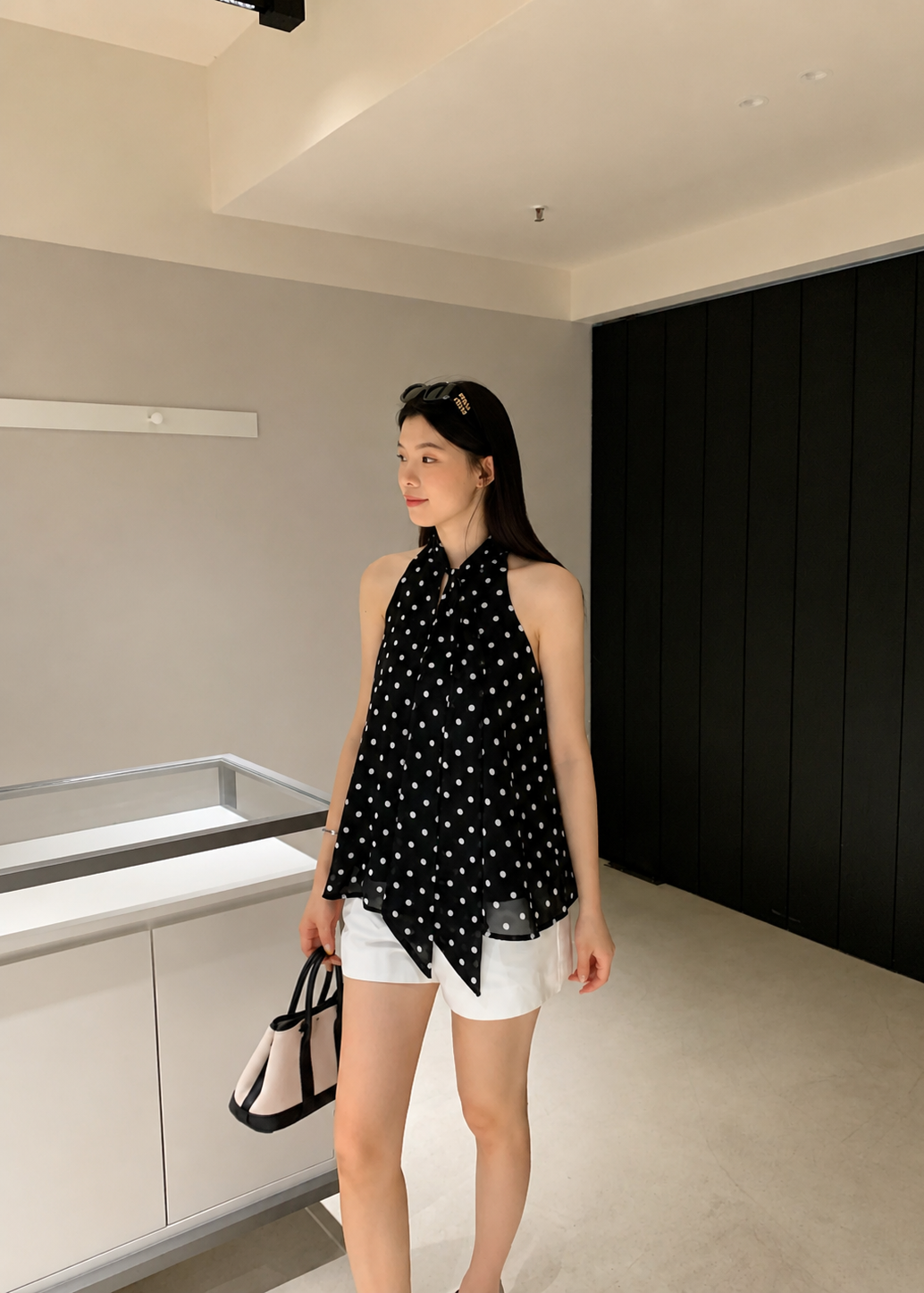 【Pre-Order】Noelle Polka Top