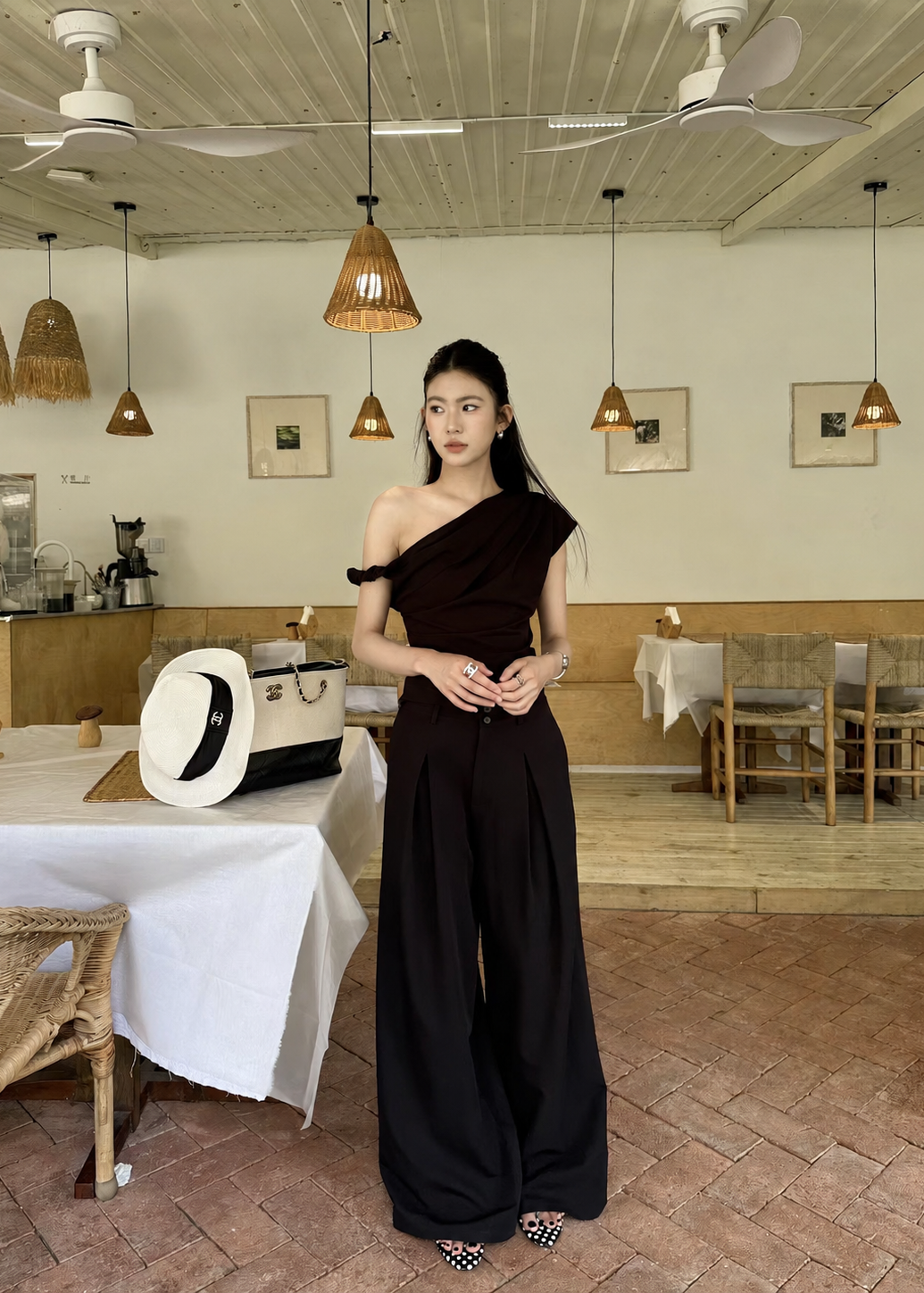 Sienna Drape Set - Black