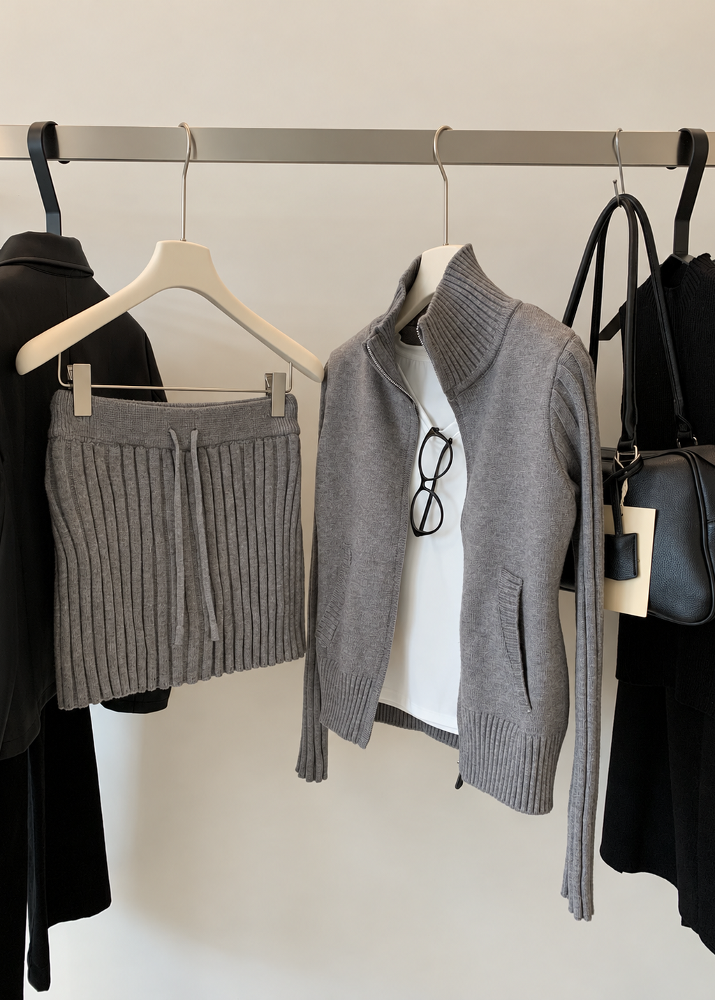 【 Pre-Order】Riley Zip Knit Set