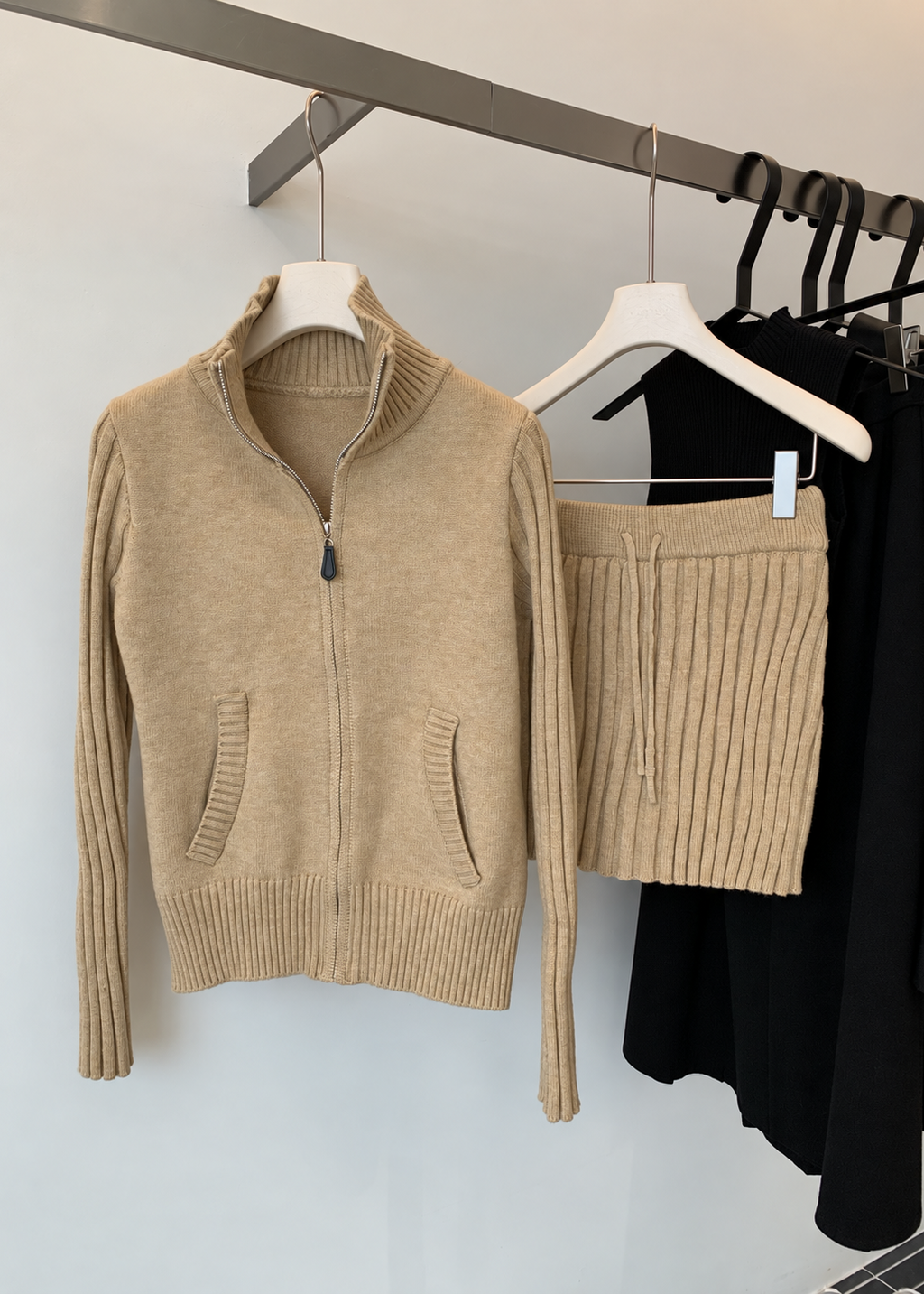 【 Pre-Order】Riley Zip Knit Set