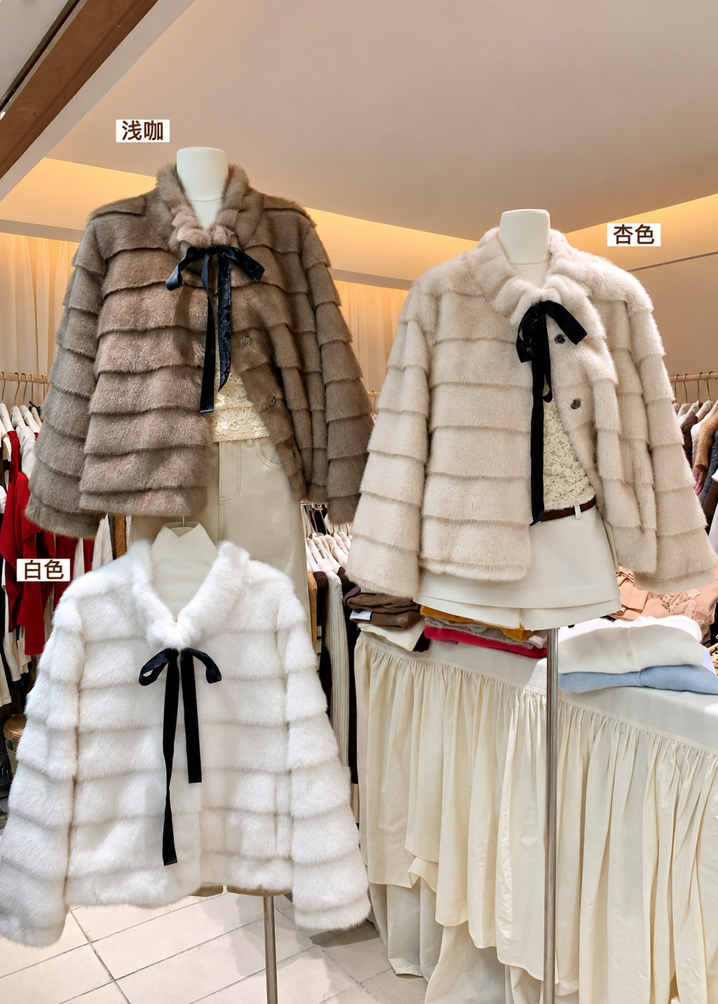 【 Pre-Order】Dolly Faux Fur Jacket