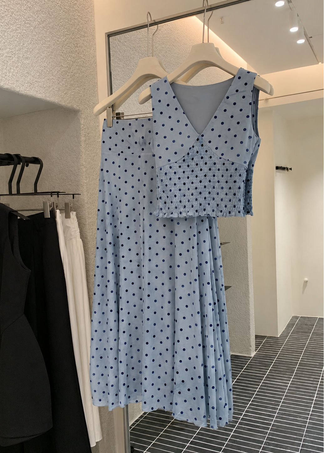 Celia Polka Set - Blue