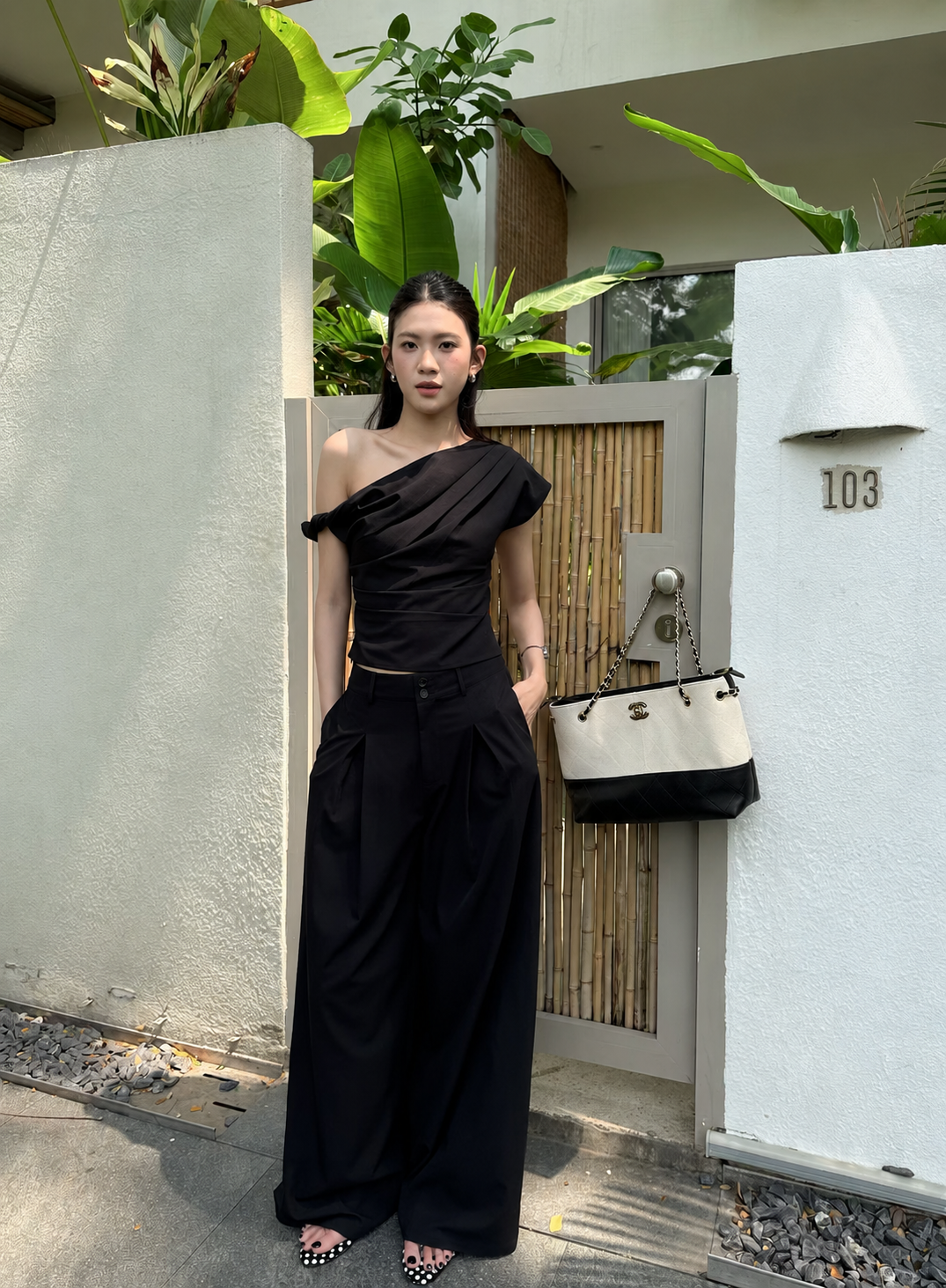 Sienna Drape Set - Black