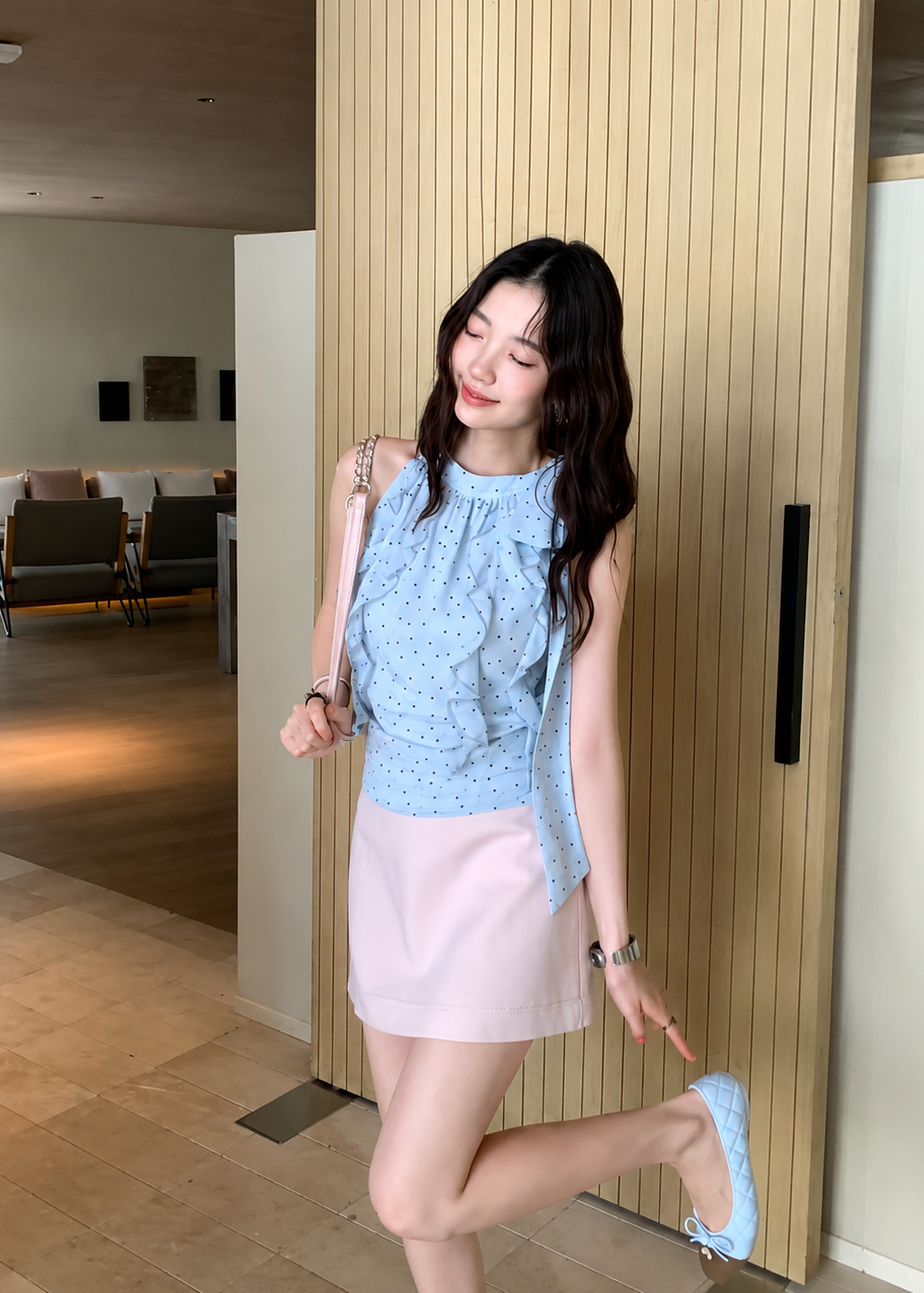Eloise Ruffle Top
