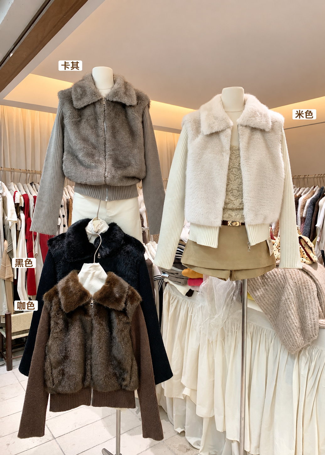 【 Pre-Order】Blair Faux Fur Jacket