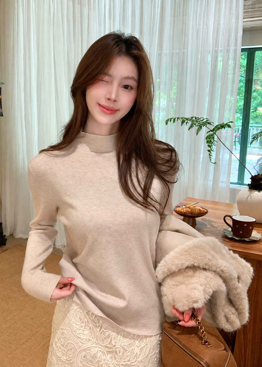 【 Pre-Order】Basic Mock Neck